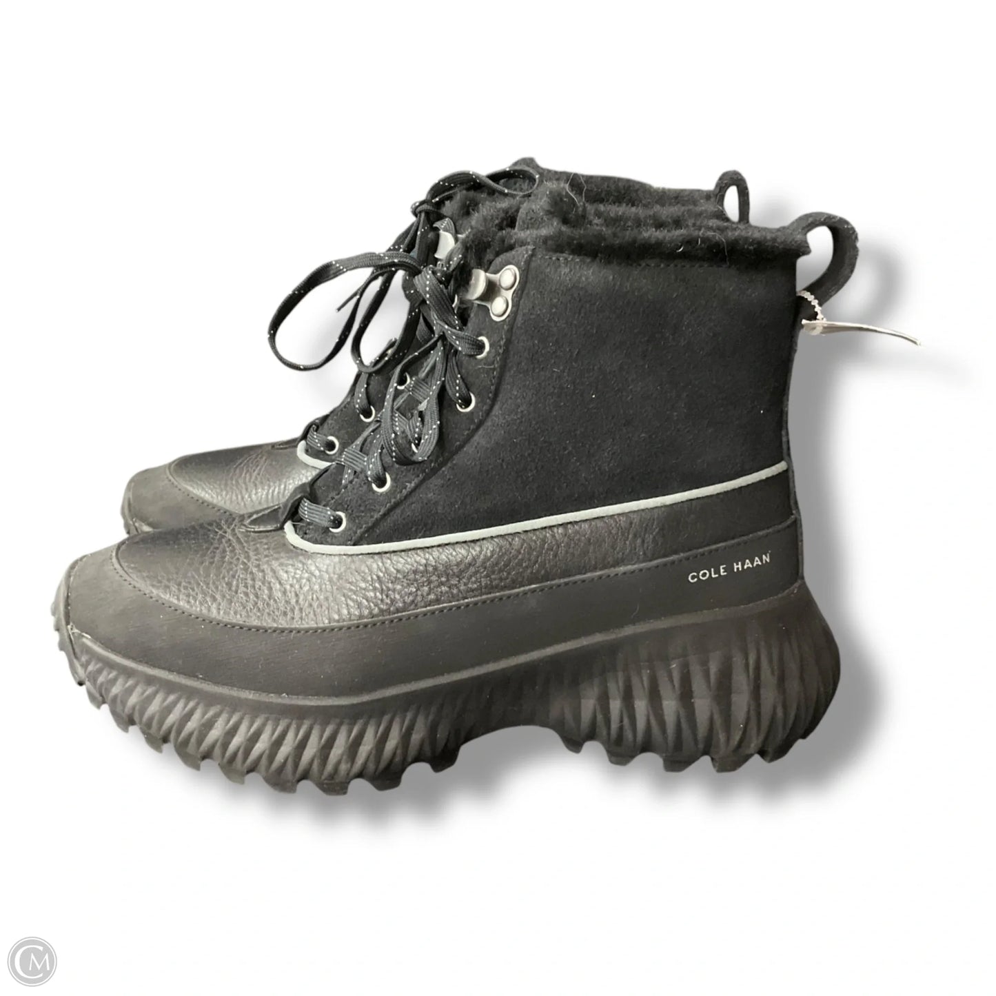 Boots Hiking By Cole-haan In Black, Size: 7.5