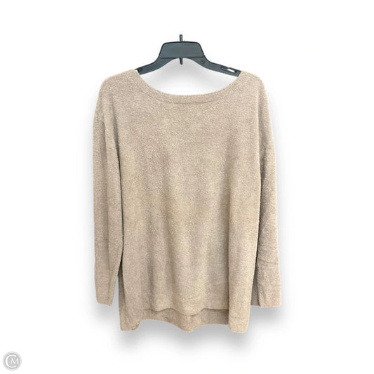 Sweater By Barefoot Dreams In Taupe, Size: Xl