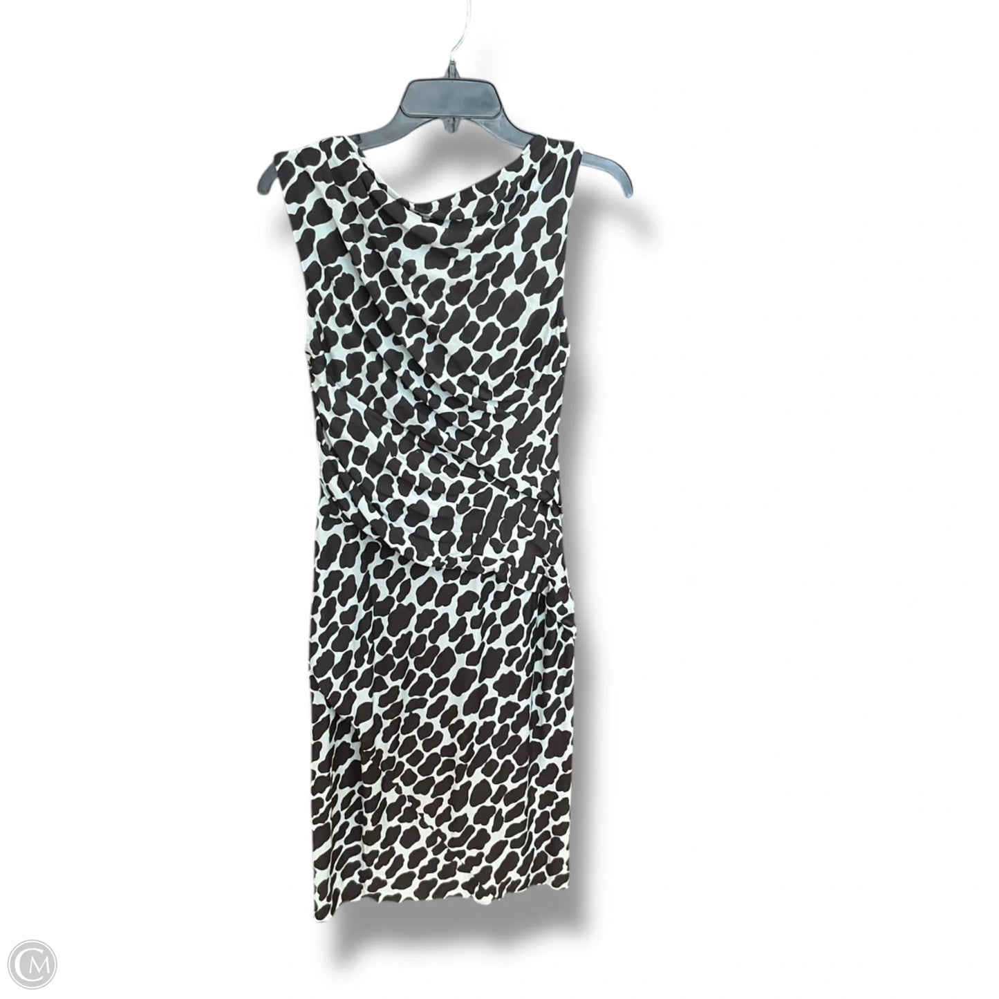 Dress Designer By Diane Von Furstenberg In Black & Blue, Size: M