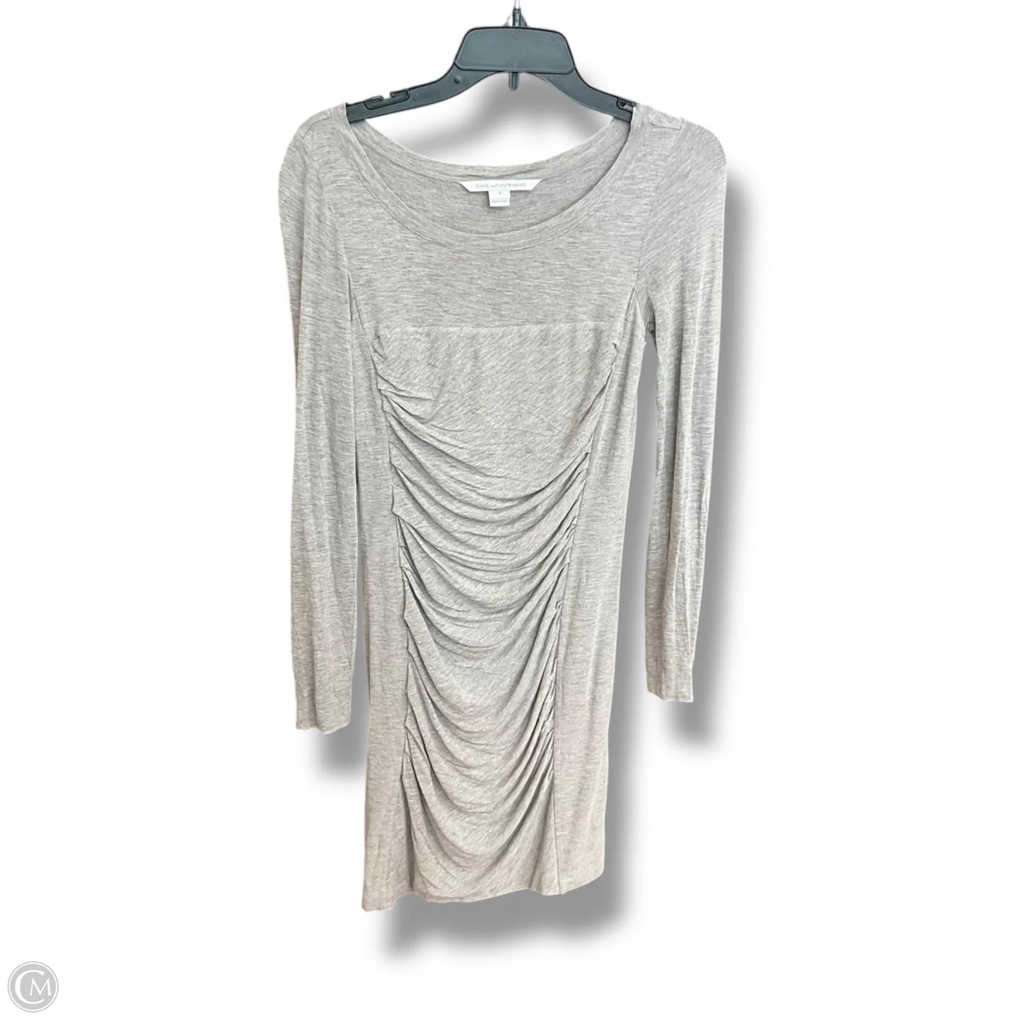 Dress Designer By Diane Von Furstenberg In Grey, Size: M