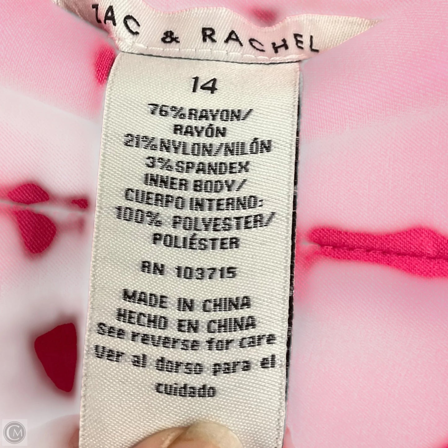 Skort By Zac And Rachel In Pink, Size: 14