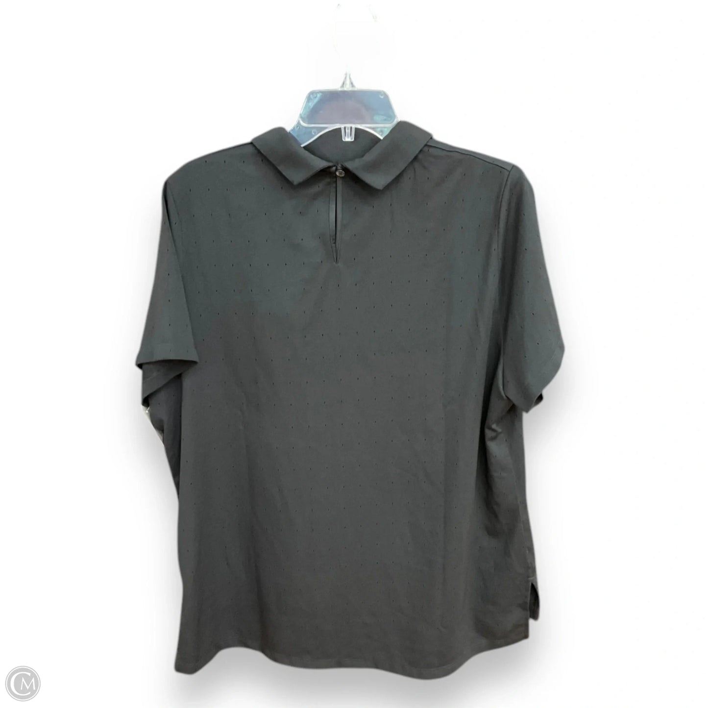 Athletic Top Short Sleeve By Nike Apparel In Black, Size: Xxl