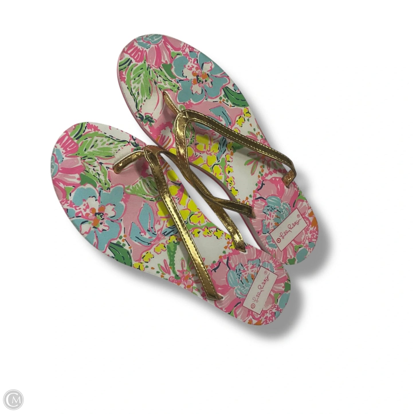 Sandals Designer By Lilly Pulitzer In Pink, Size: 8