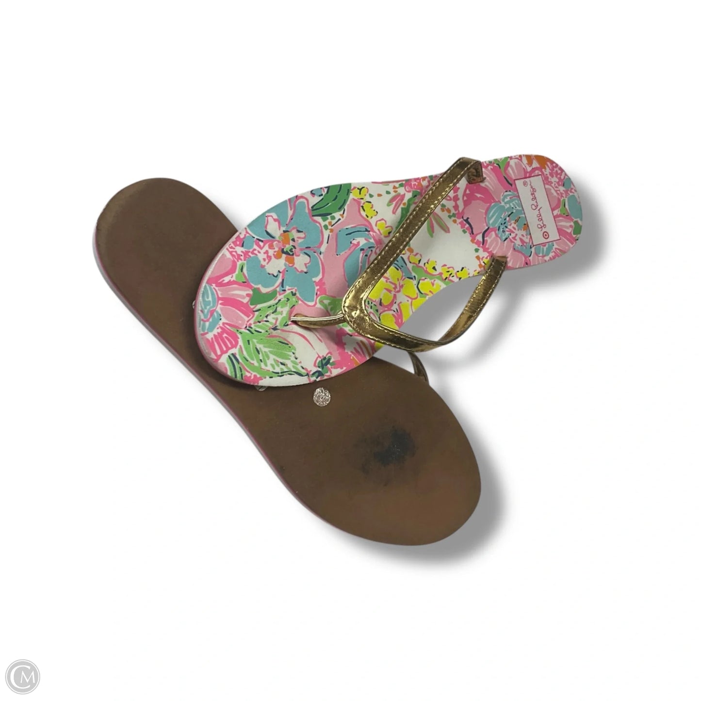 Sandals Designer By Lilly Pulitzer In Pink, Size: 8