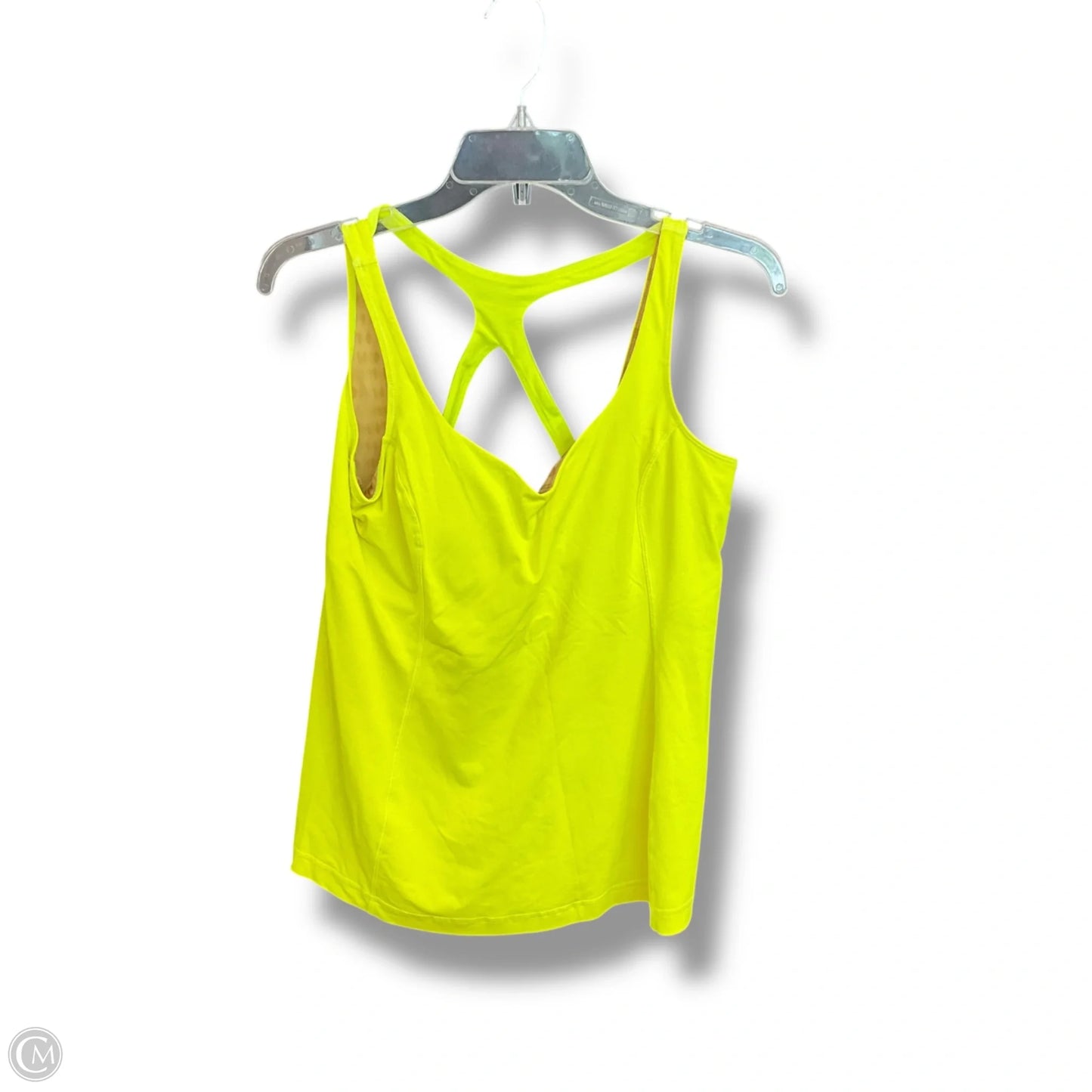 Athletic Tank Top By Lululemon In Yellow, Size: L