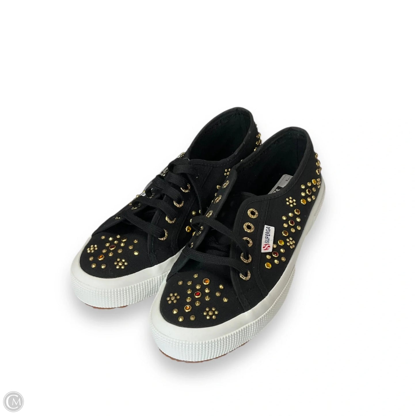 Shoes Sneakers By Superga In Black, Size: 6