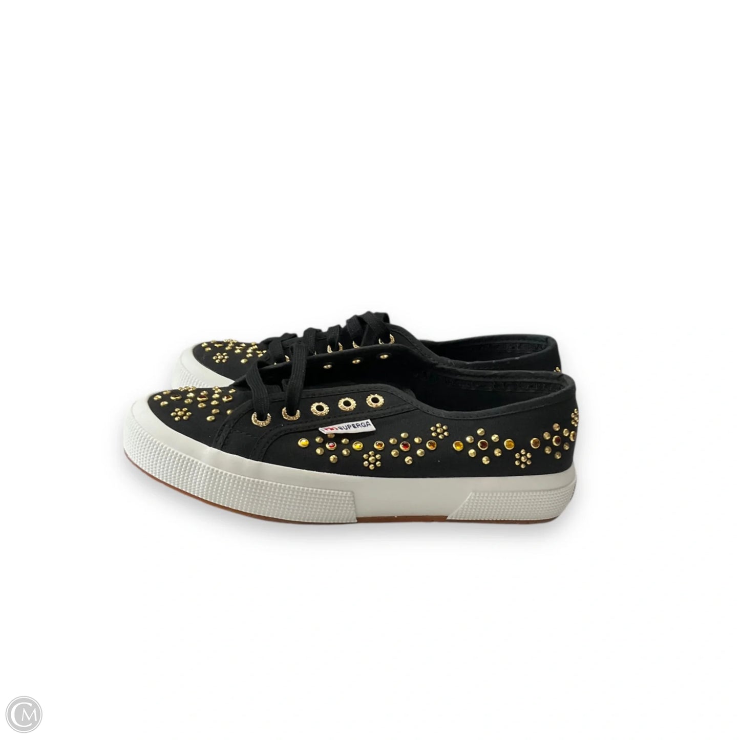 Shoes Sneakers By Superga In Black, Size: 6