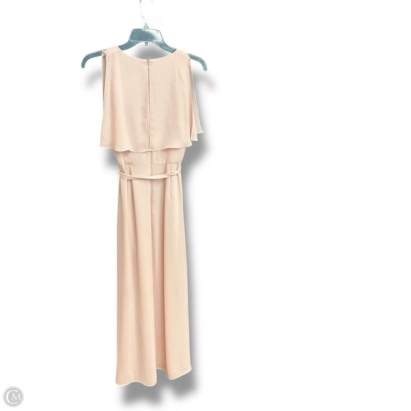 Dress Party Long By Bcbgmaxazria In Peach, Size: Xs
