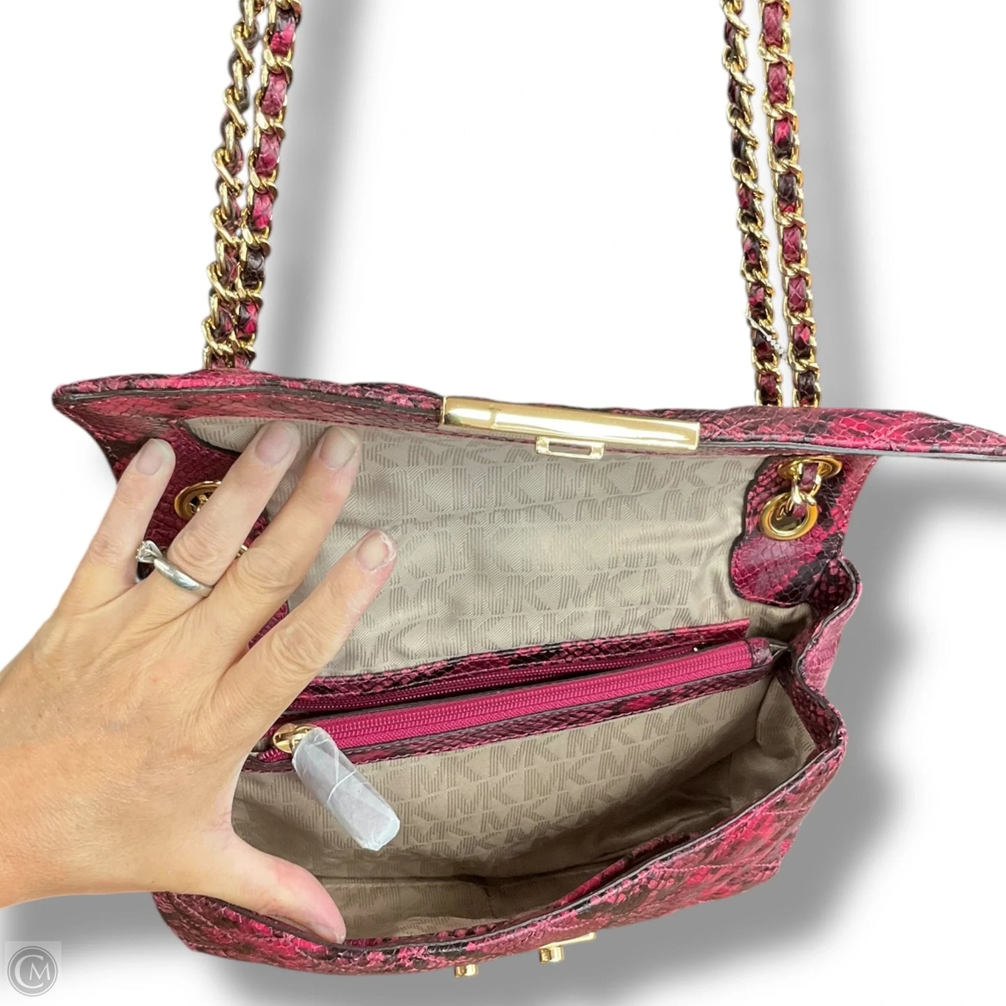 Handbag Designer By Michael Kors, Size: Medium