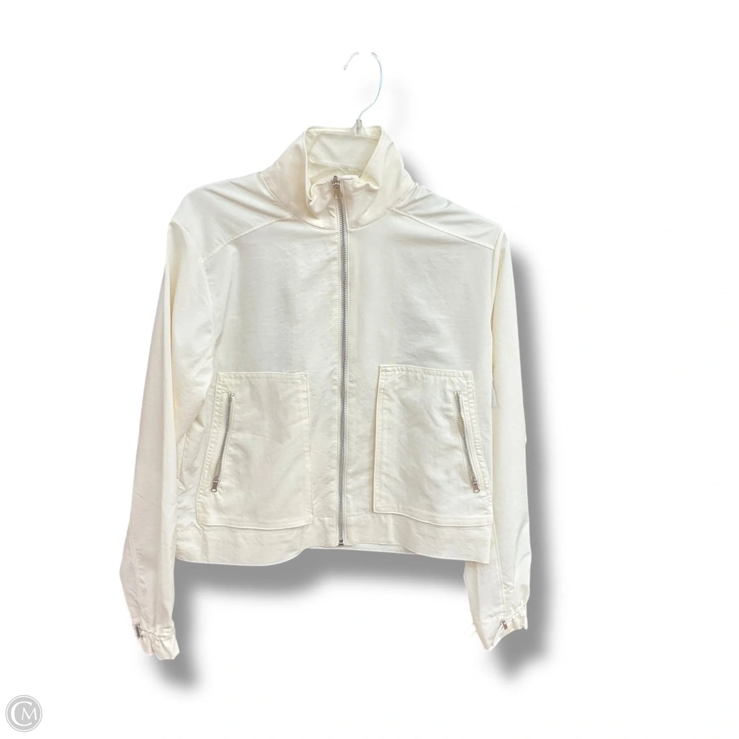 Athletic Jacket By Calia In Cream, Size: S