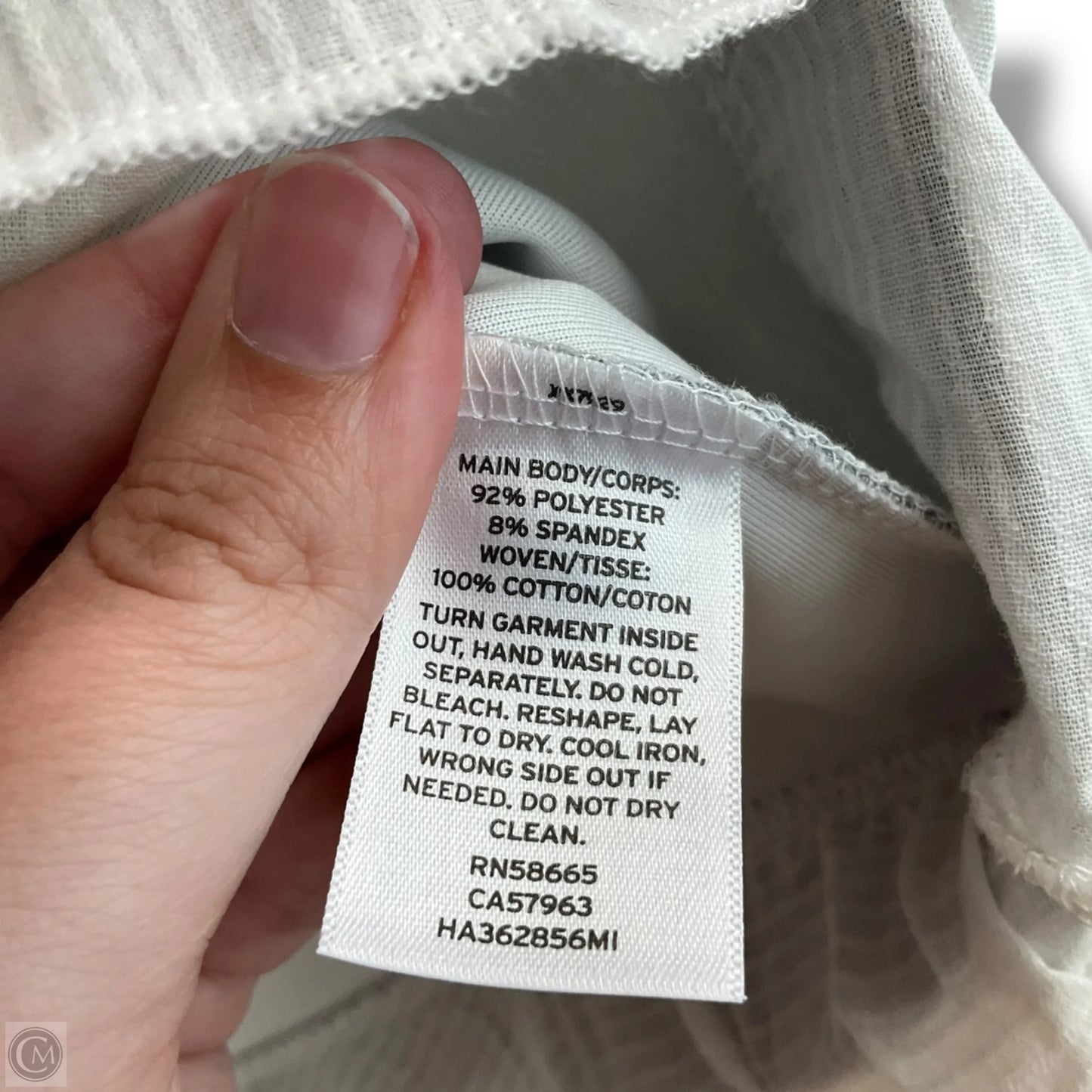 Top 3/4 Sleeve By Halogen In Grey, Size: L