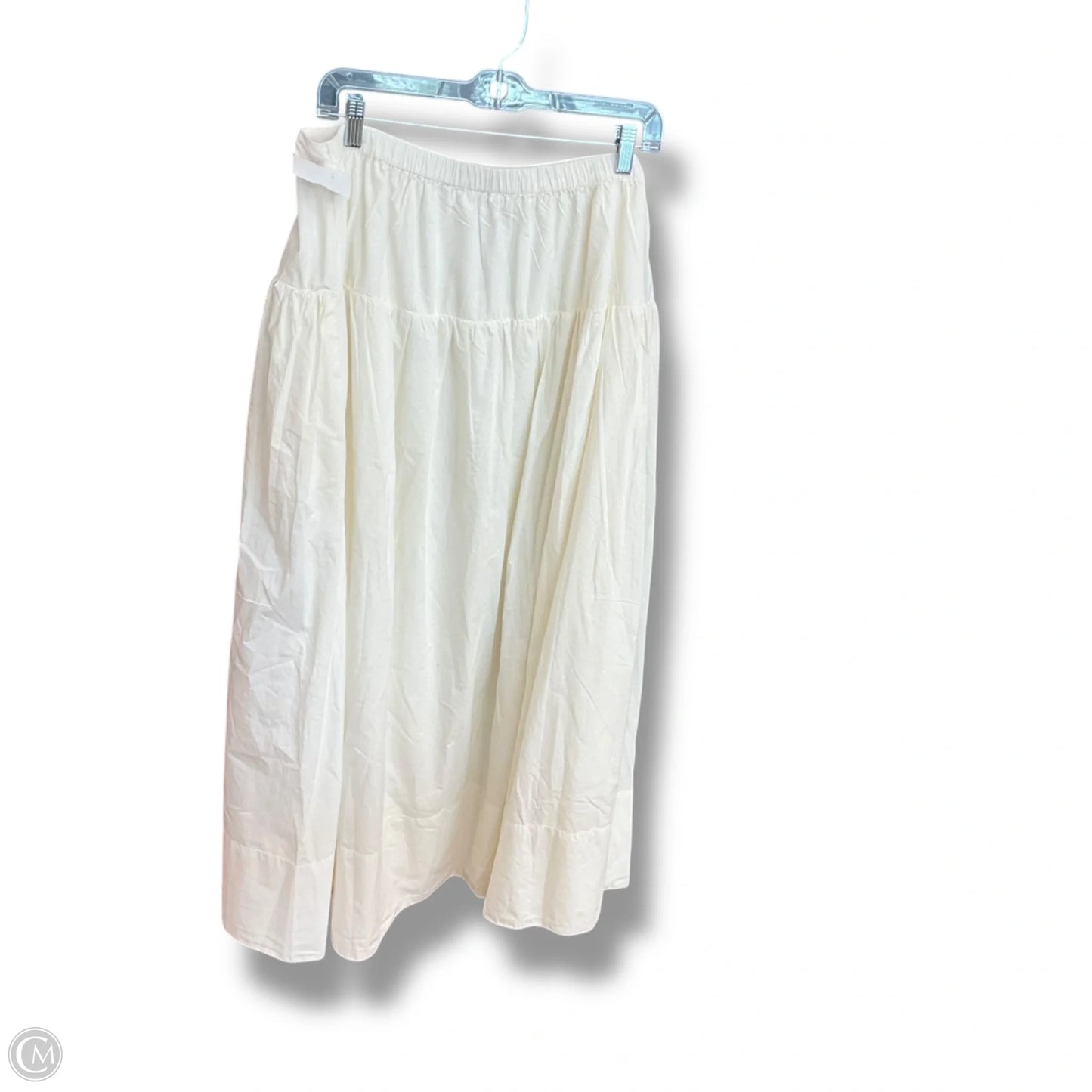 Skirt Maxi By Maeve In Ivory, Size: L