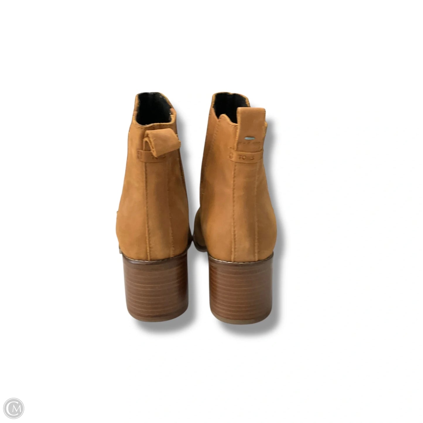 Boots Ankle Flats By Toms In Beige, Size: 9.5