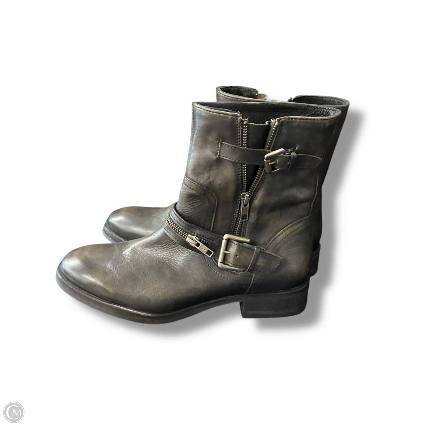 Boots Ankle Flats By Treasure And Bond In Bronze, Size: 10