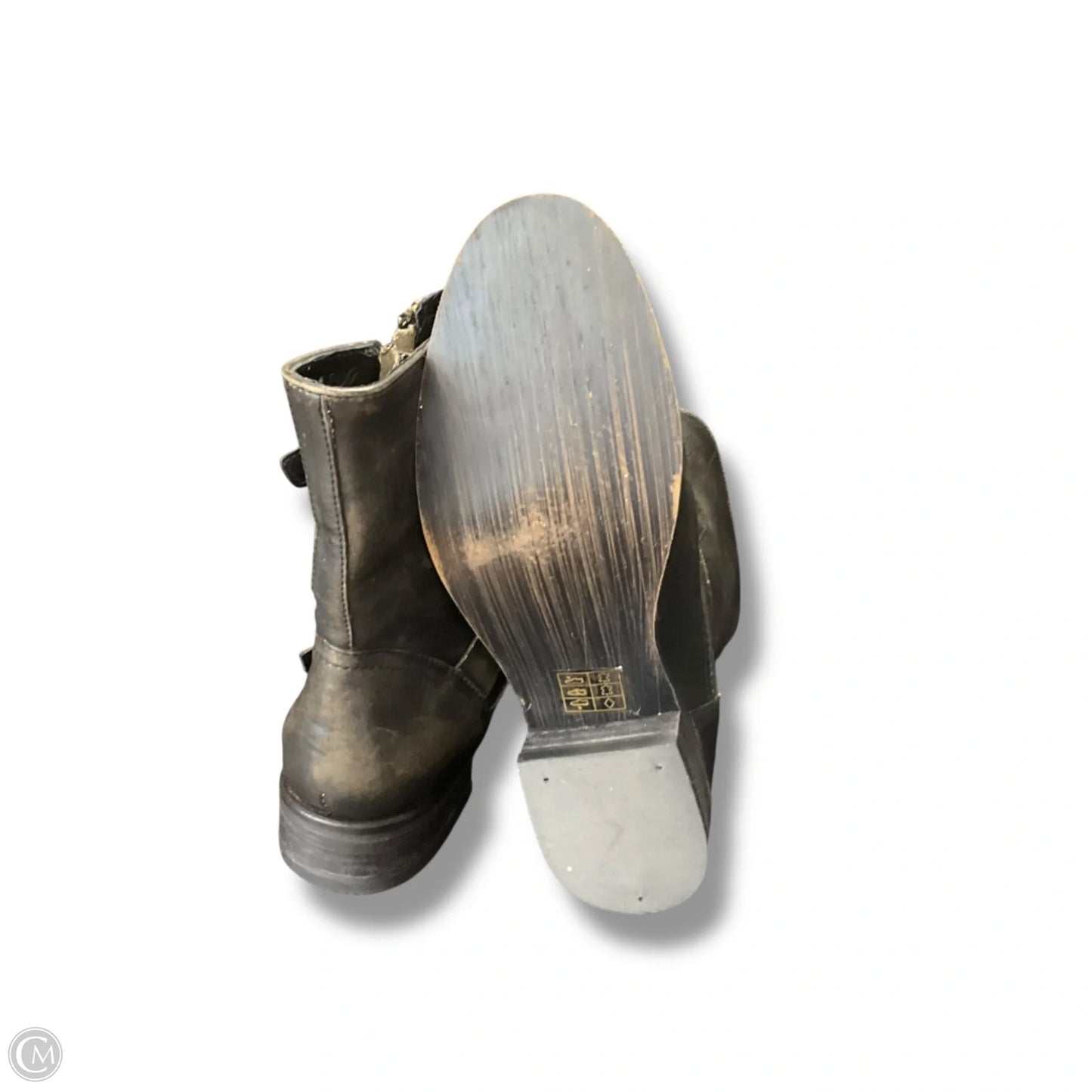 Boots Ankle Flats By Treasure And Bond In Bronze, Size: 10