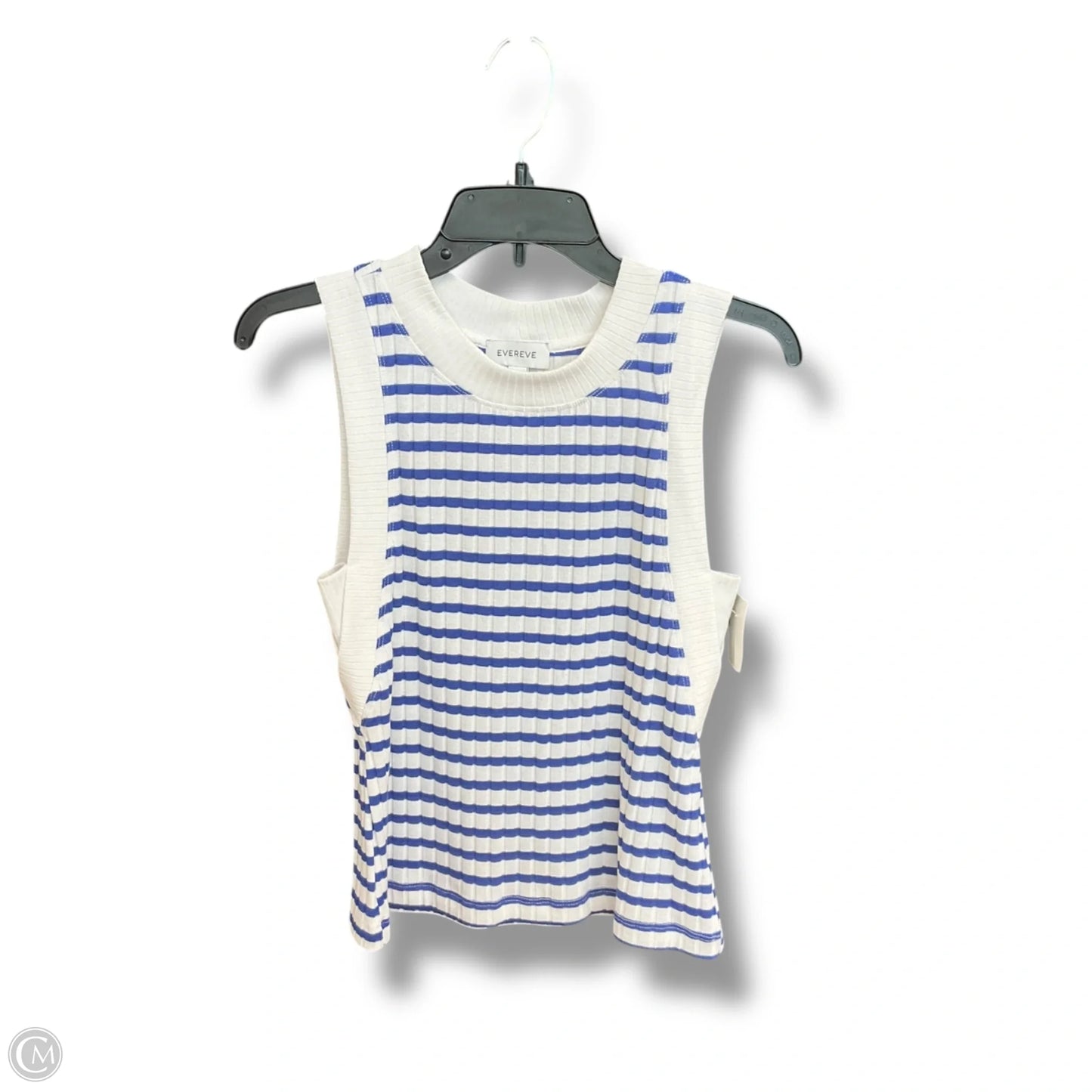 Top Sleeveless By Evereve In Striped Pattern, Size: Xs