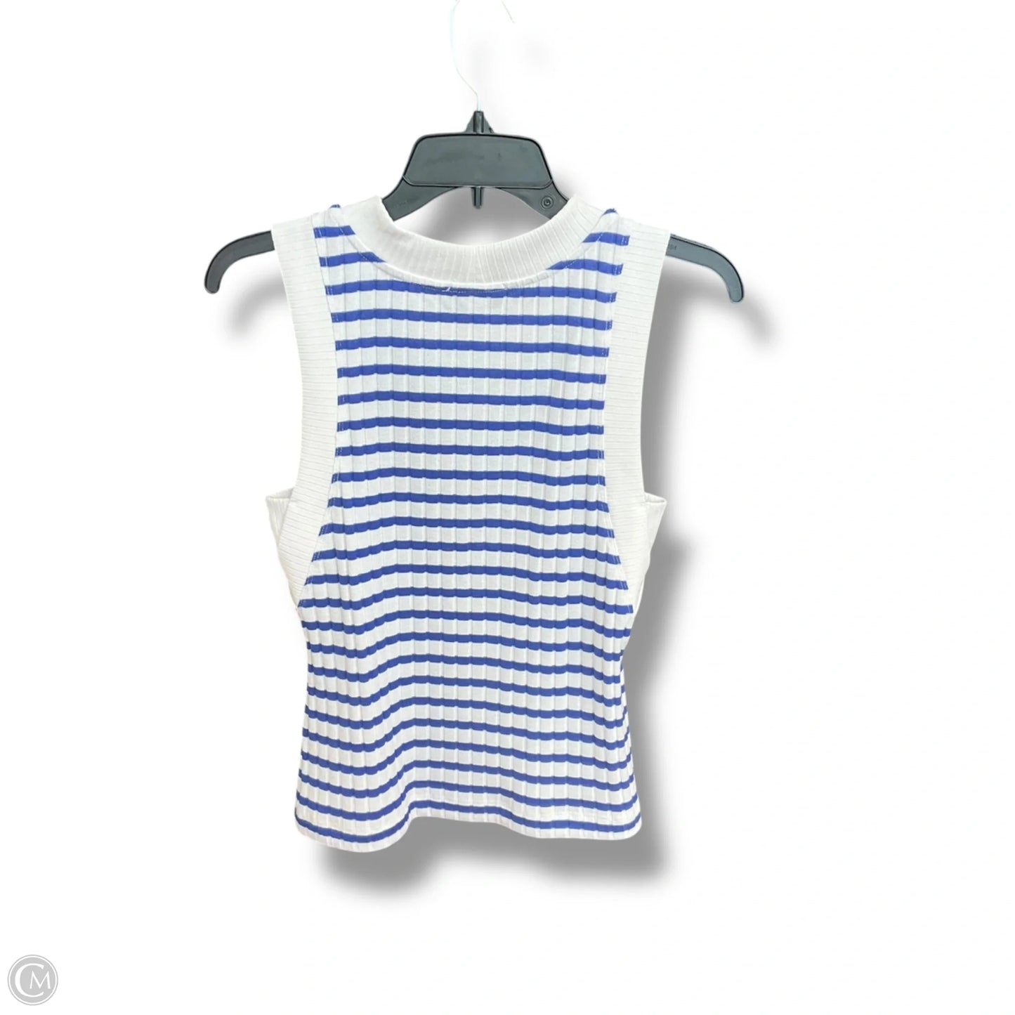 Top Sleeveless By Evereve In Striped Pattern, Size: Xs