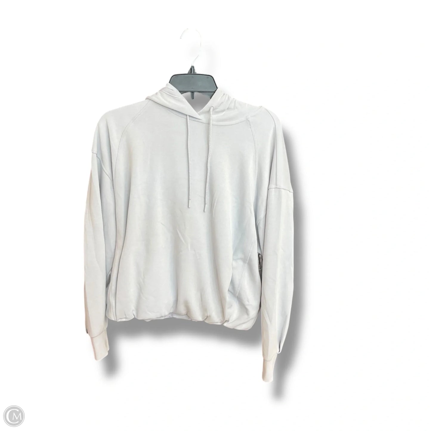 Athletic Top Long Sleeve Hoodie By Athleta In Grey, Size: M