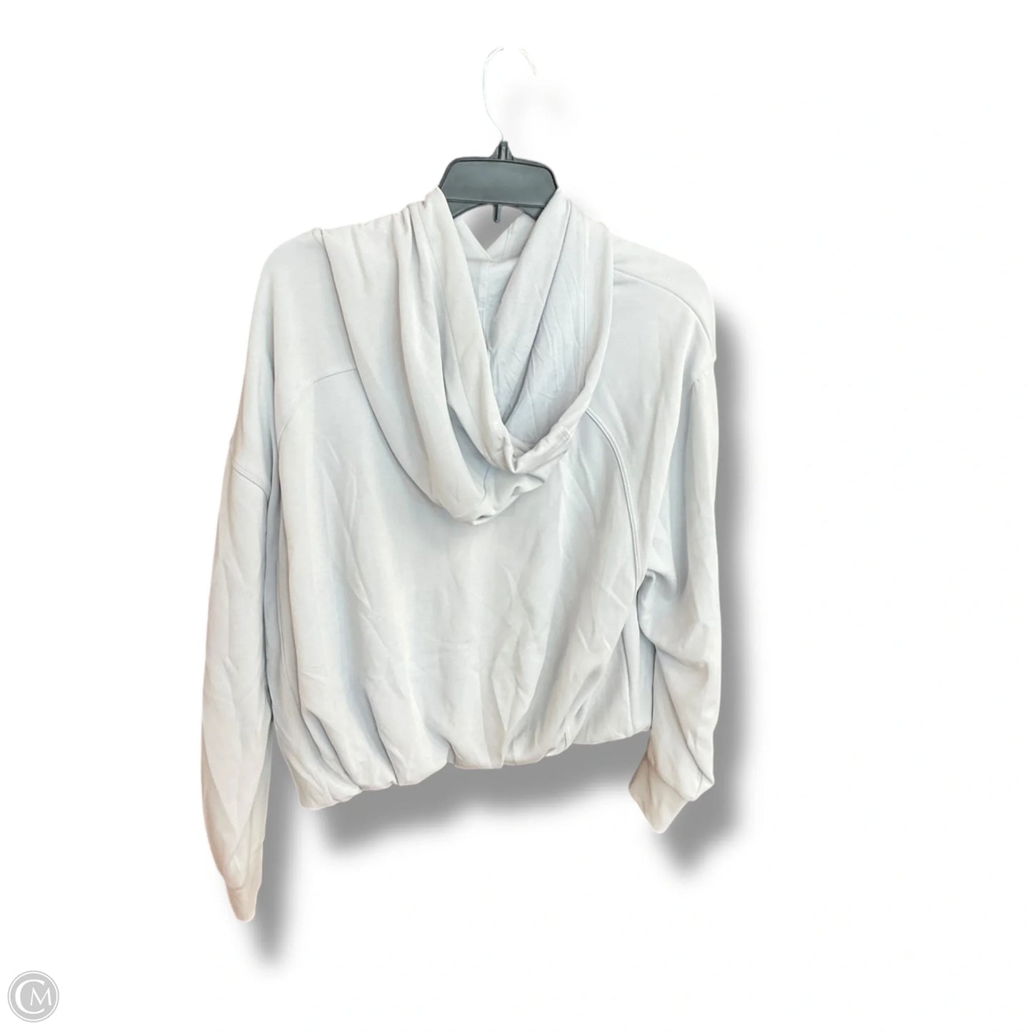 Athletic Top Long Sleeve Hoodie By Athleta In Grey, Size: M