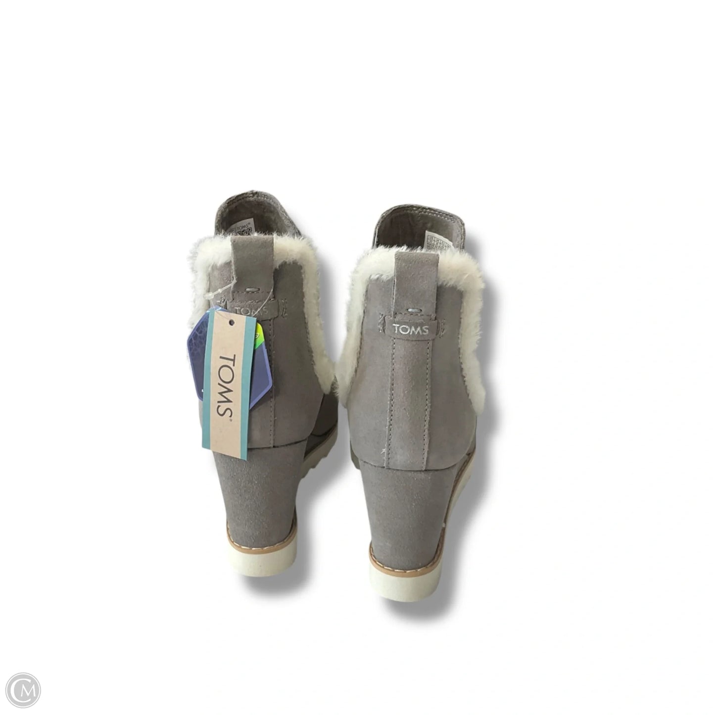 Boots Ankle Heels By Toms In Grey, Size: 10