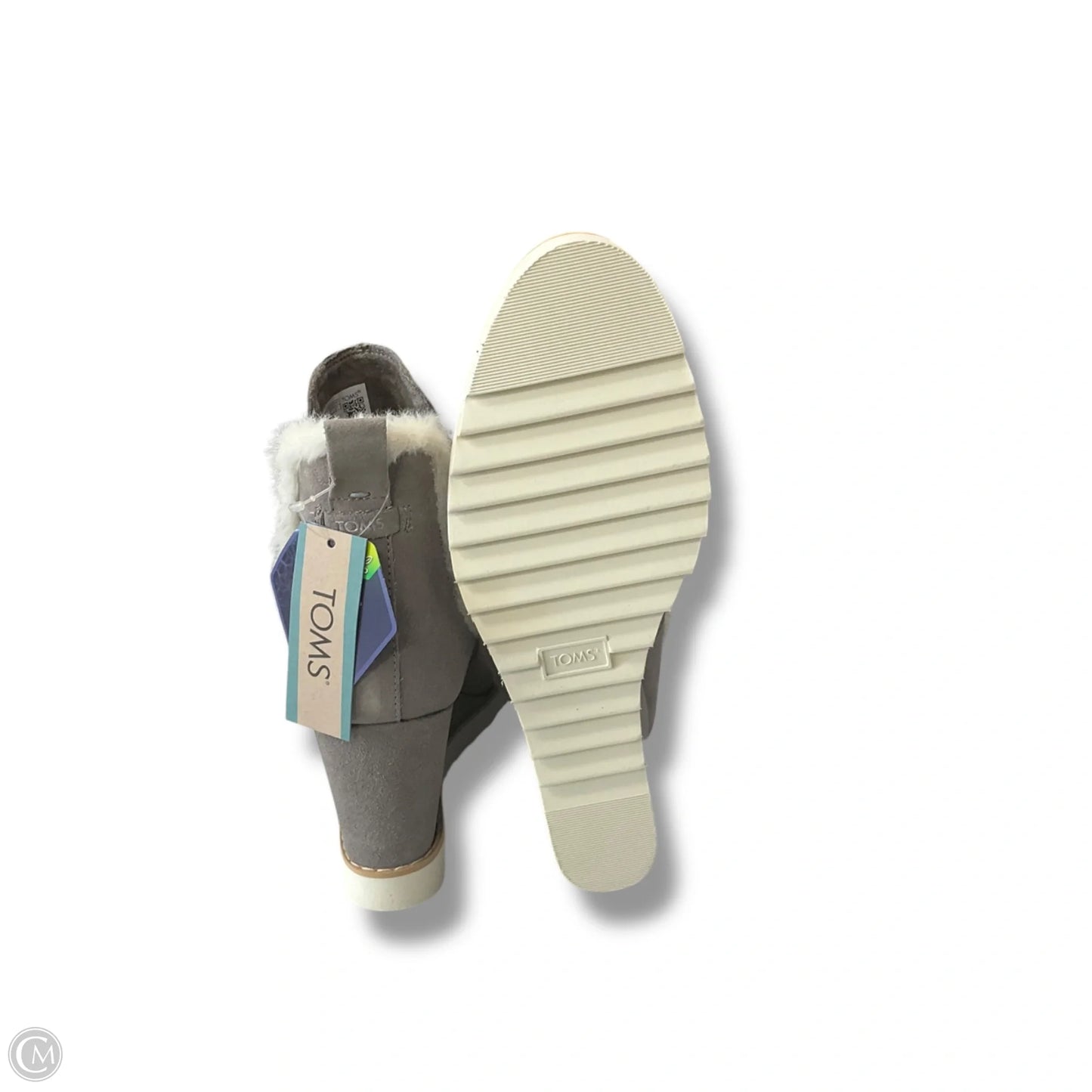Boots Ankle Heels By Toms In Grey, Size: 10