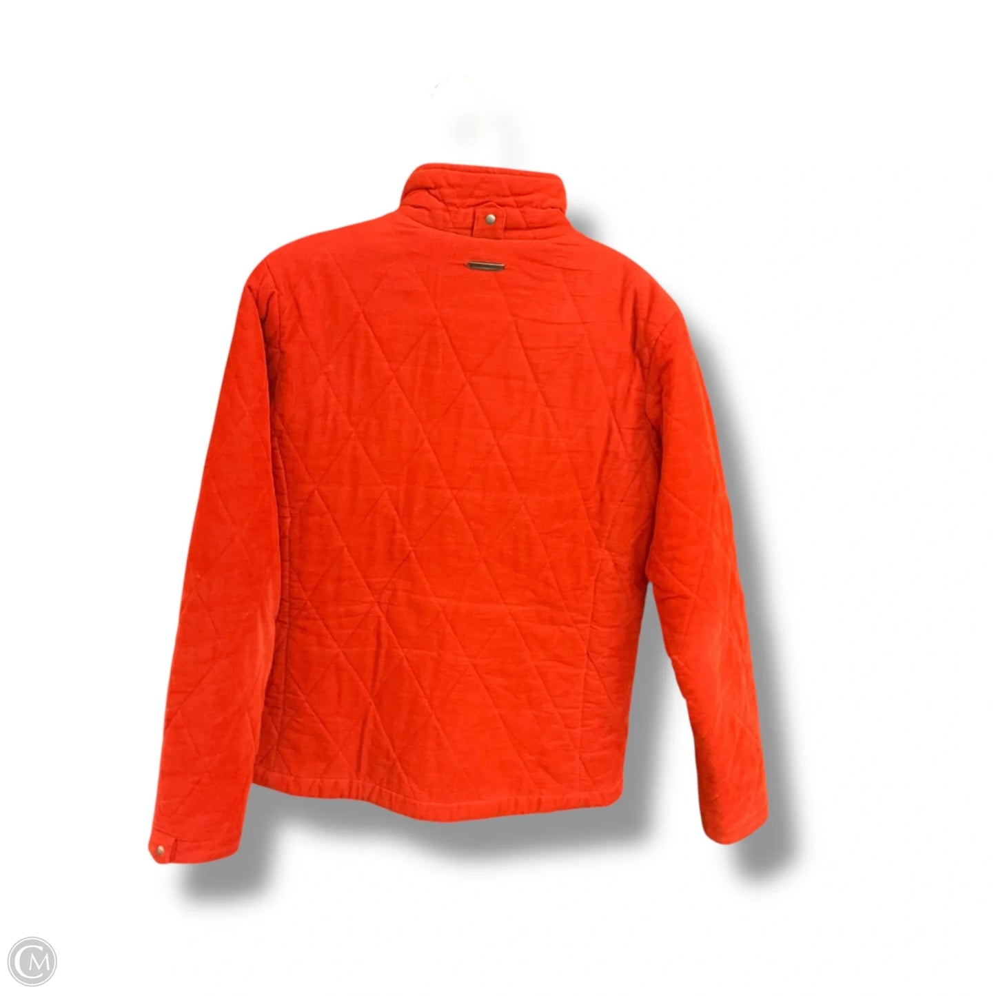 Jacket Puffer & Quilted By Pacific Trail In Orange, Size: M