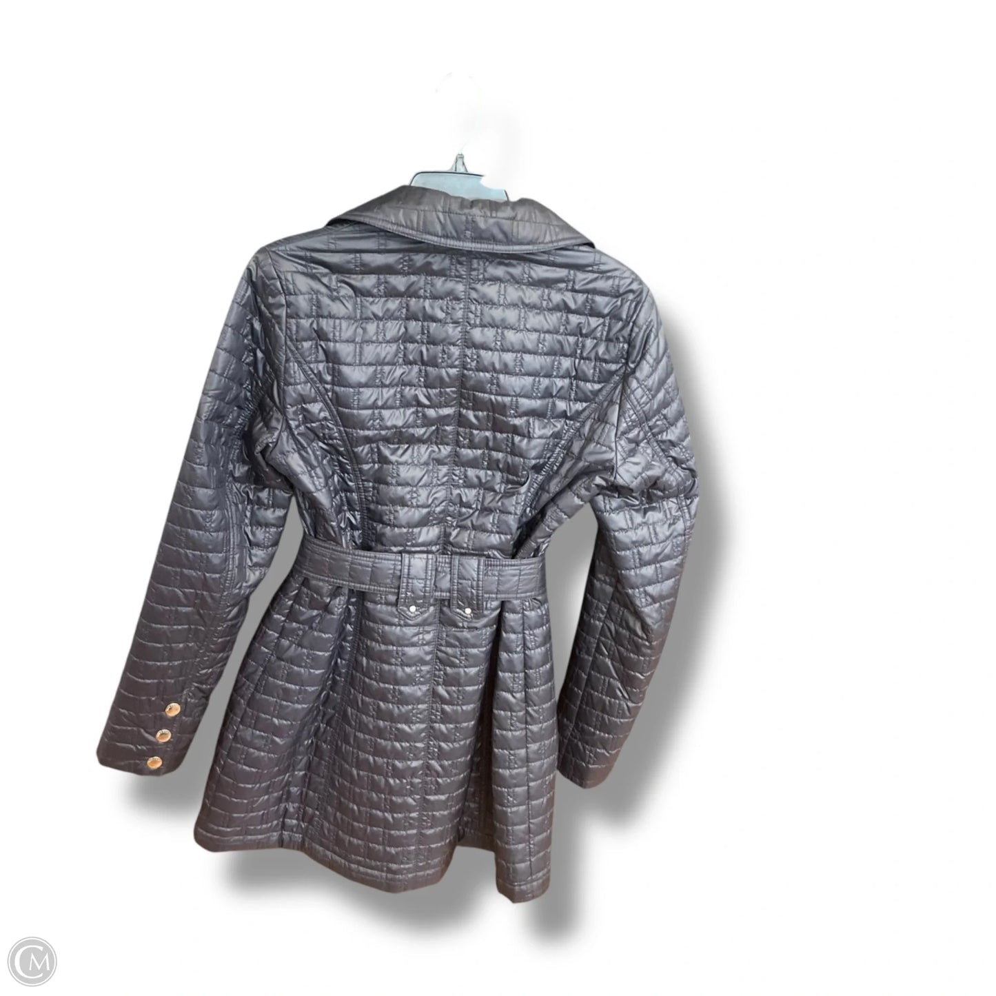 Coat Puffer & Quilted By Laundry In Navy, Size: M