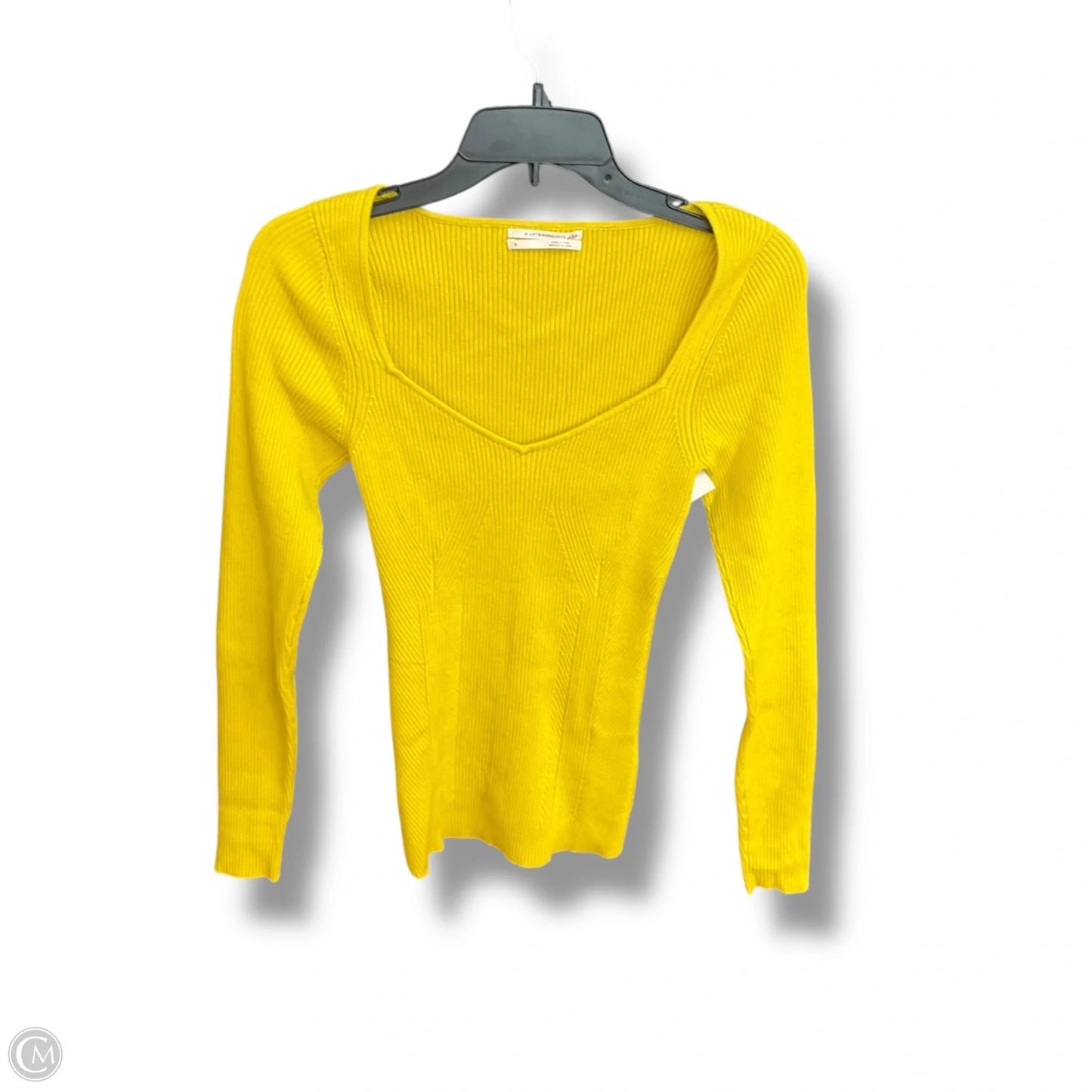 Top Long Sleeve By Anthropologie In Green, Size: S