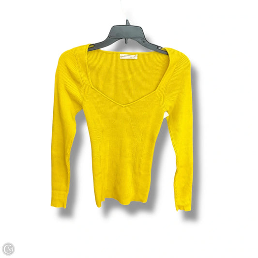 Top Long Sleeve By Anthropologie In Green, Size: S