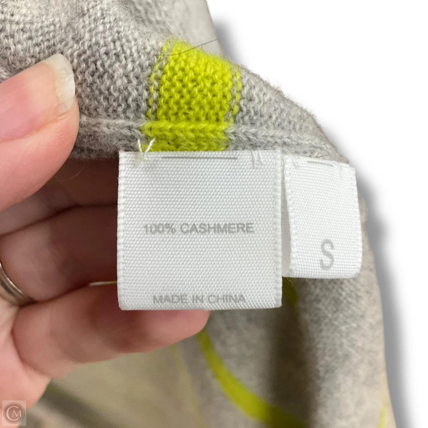 Sweater Cardigan Cashmere By Kokun In Grey, Size: S