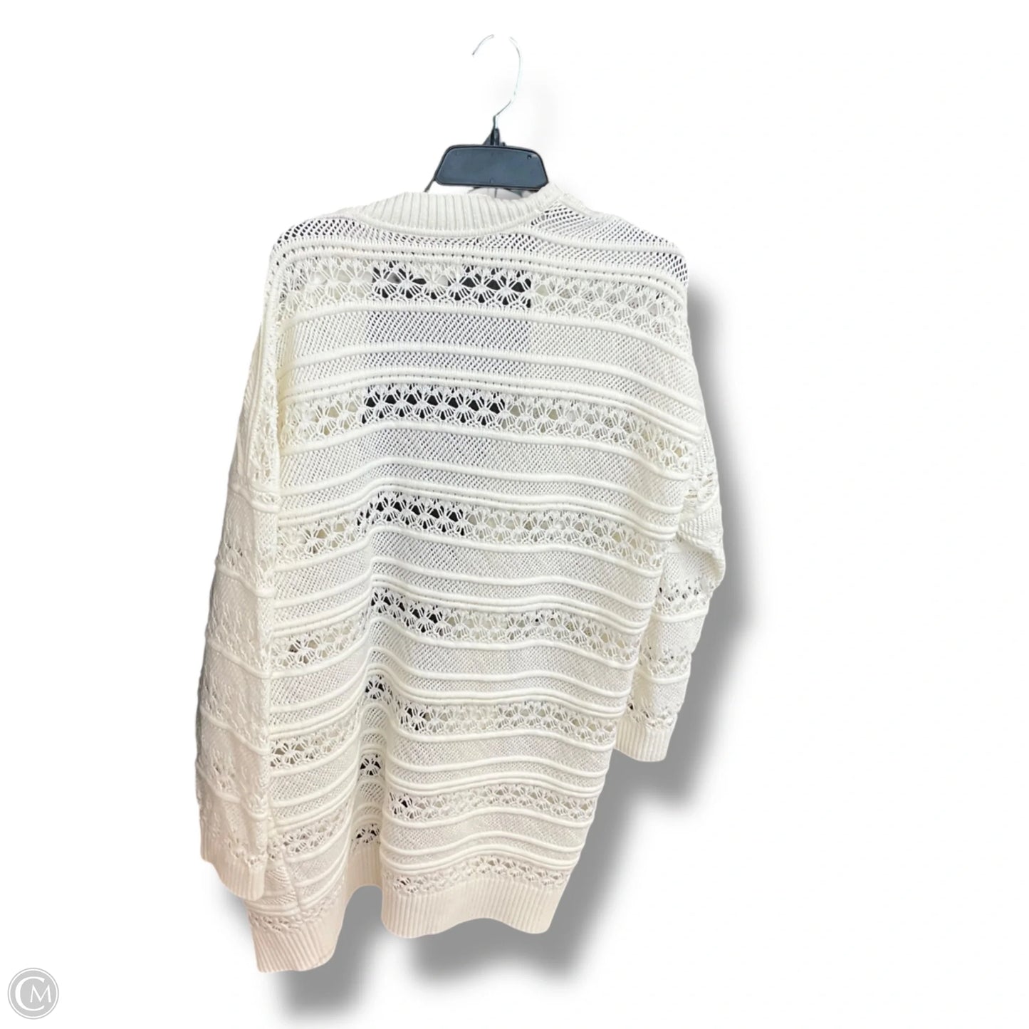 Sweater Cardigan By Maeve In Ivory, Size: L