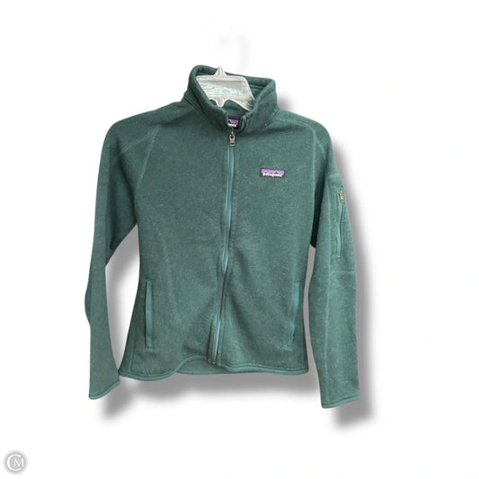 Athletic Jacket By Patagonia In Green, Size: S