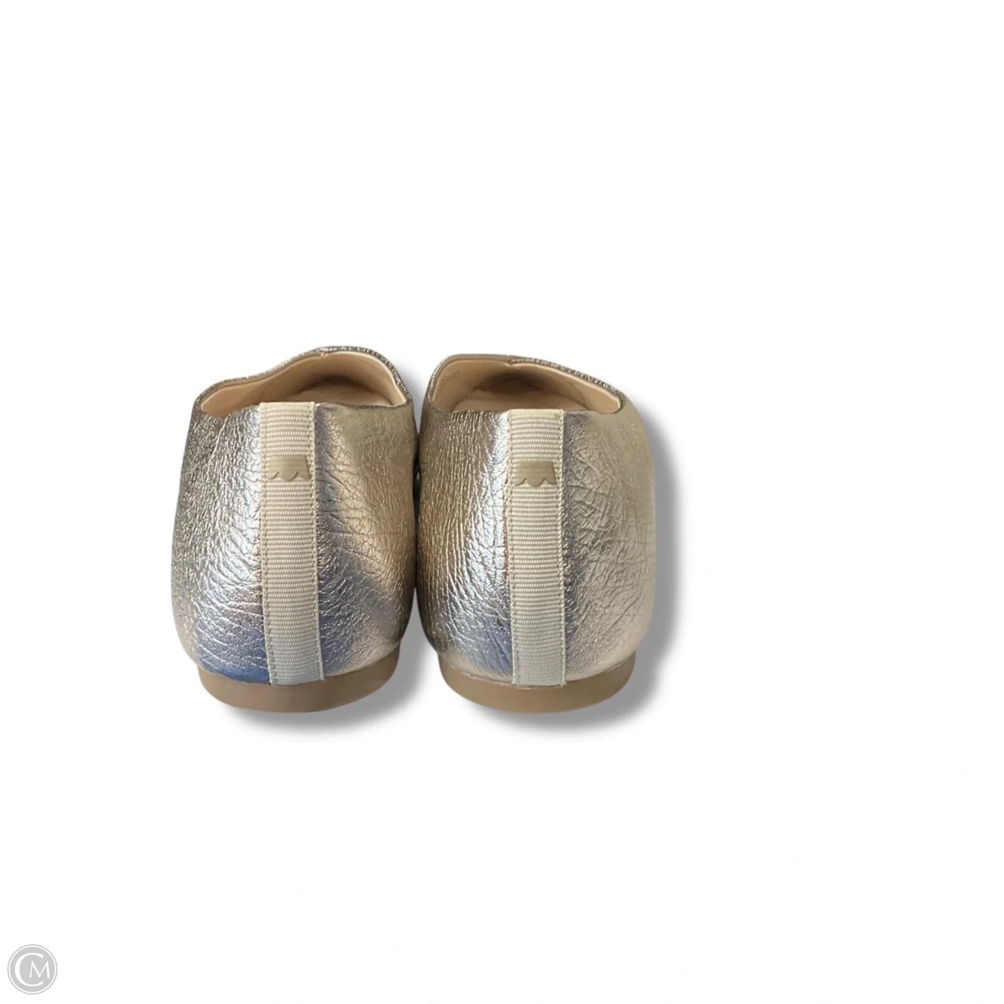 Shoes Flats By Birdies In Gold, Size: 9