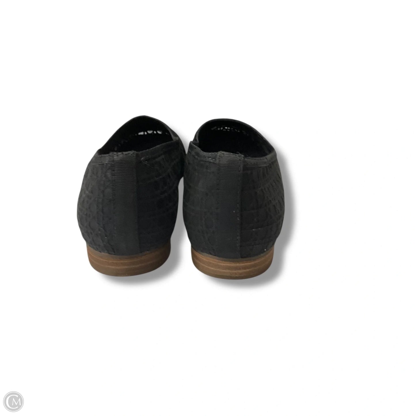 Shoes Flats By Toms In Black, Size: 9
