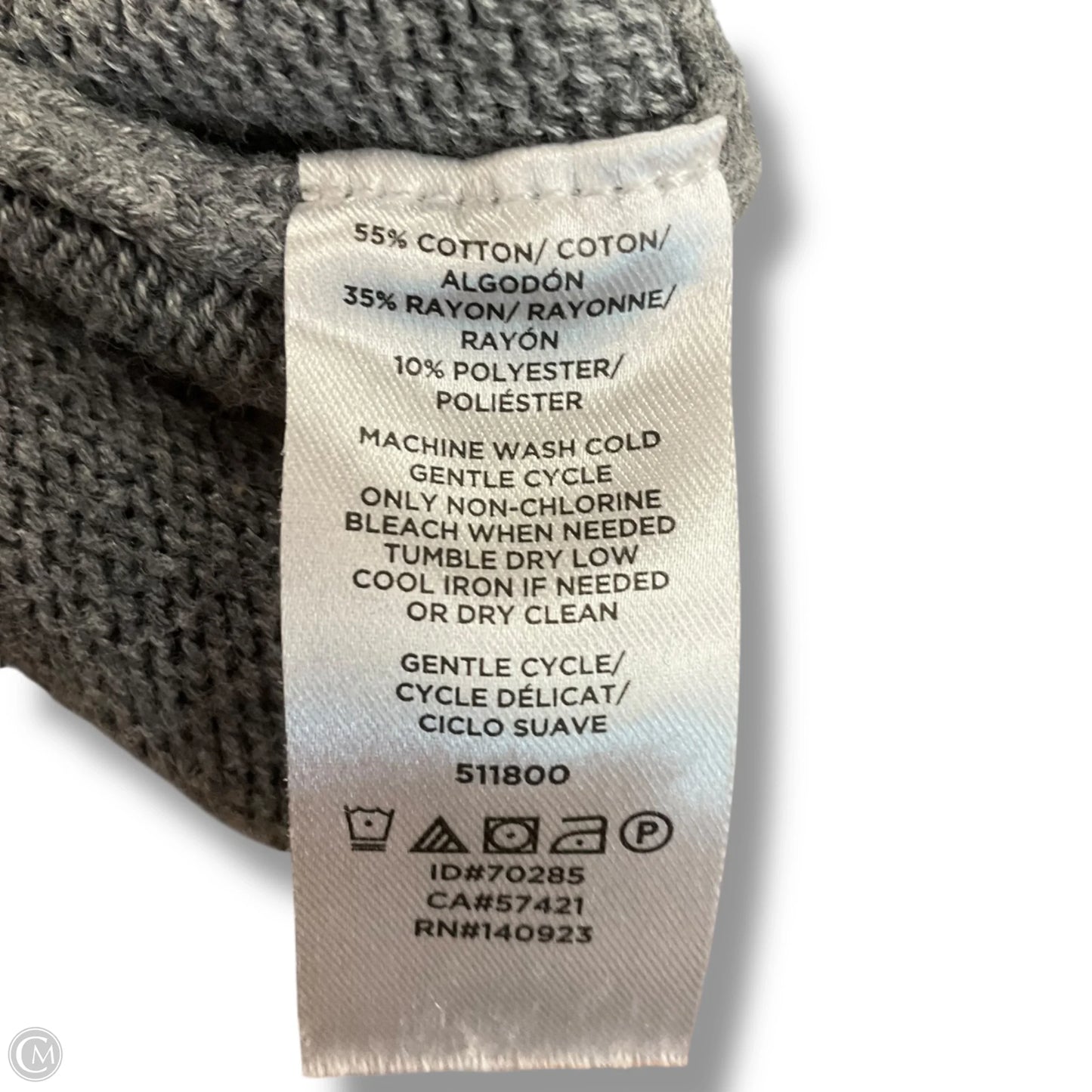 Sweater By Loft In Grey, Size: Xl