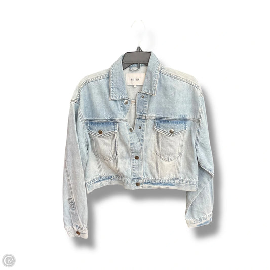 Jacket Denim By Pistola In Blue, Size: S