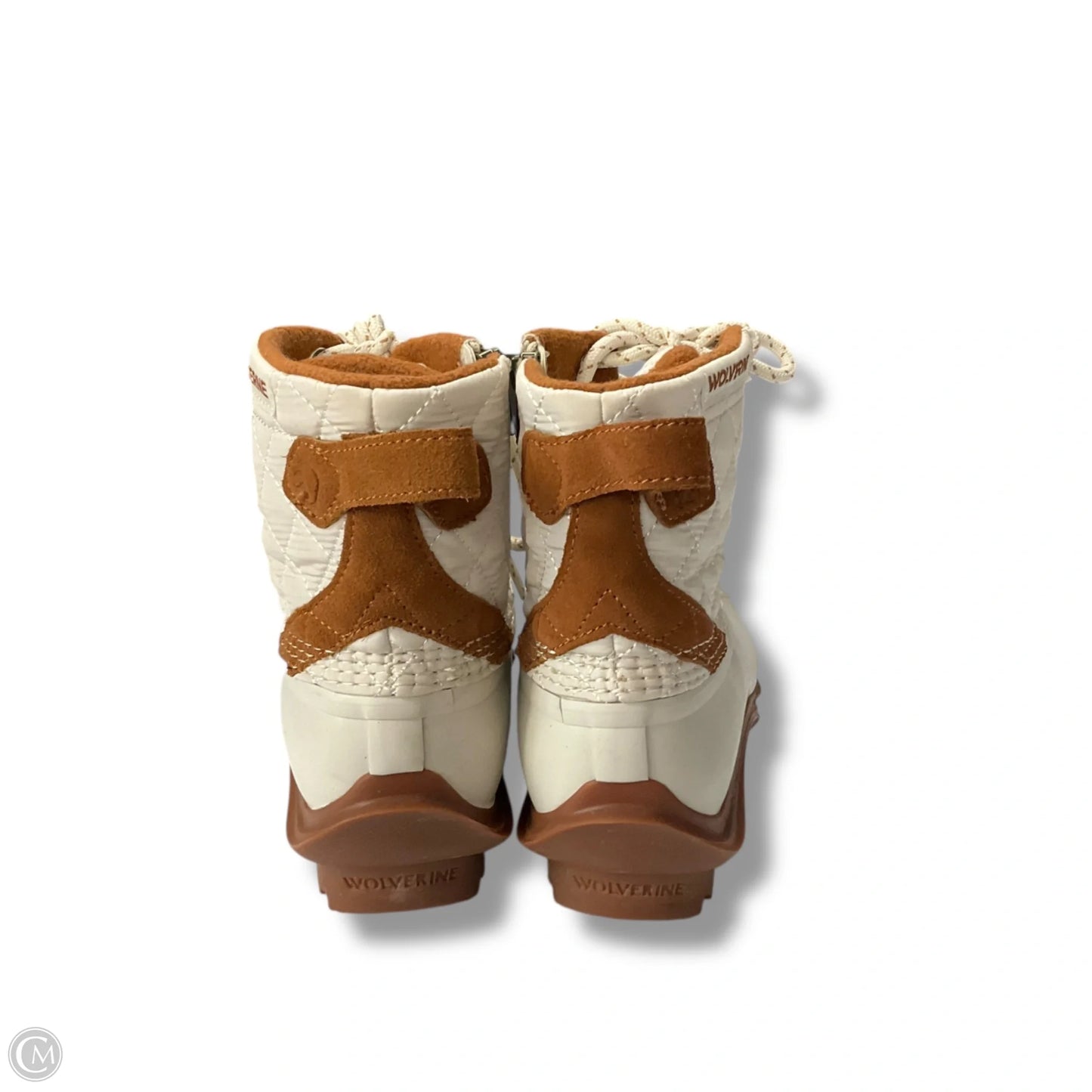 Boots Snow By Clothes Mentor In Ivory, Size: 7.5