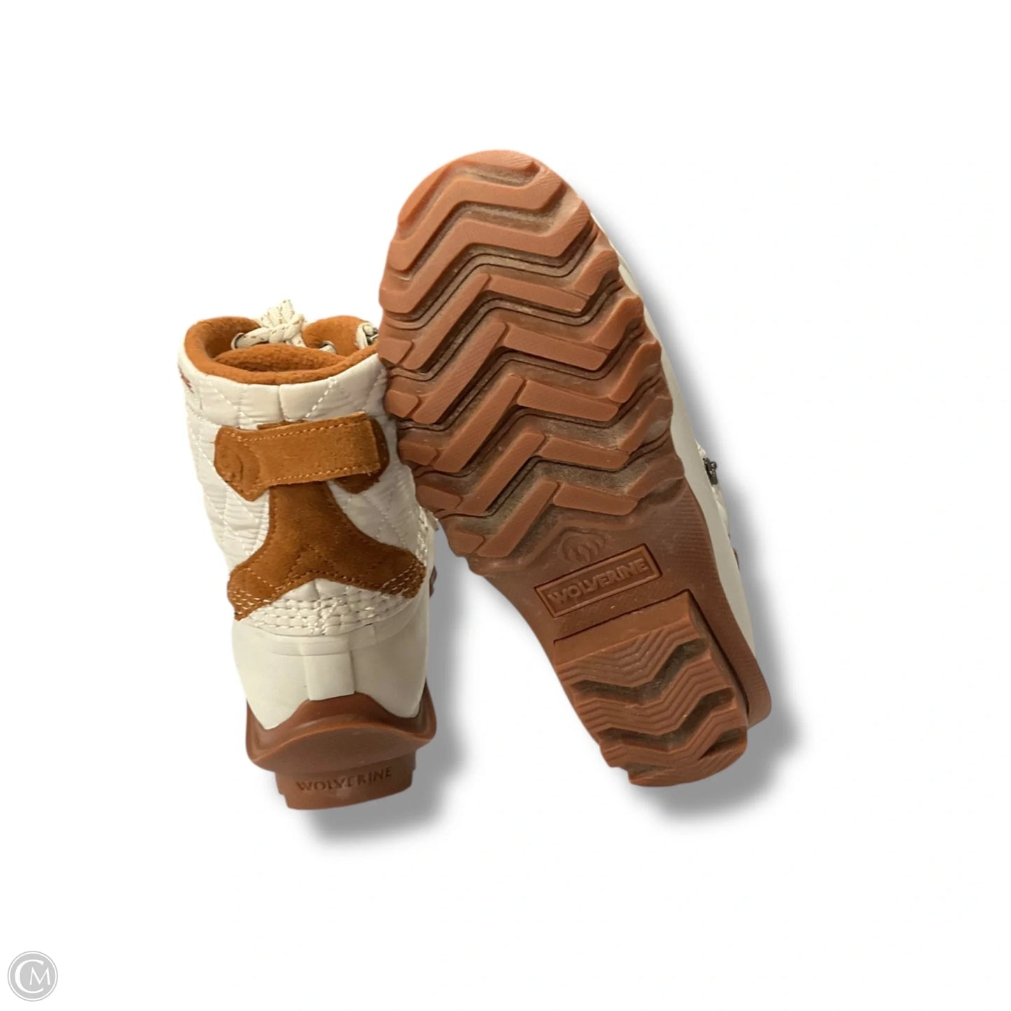 Boots Snow By Clothes Mentor In Ivory, Size: 7.5