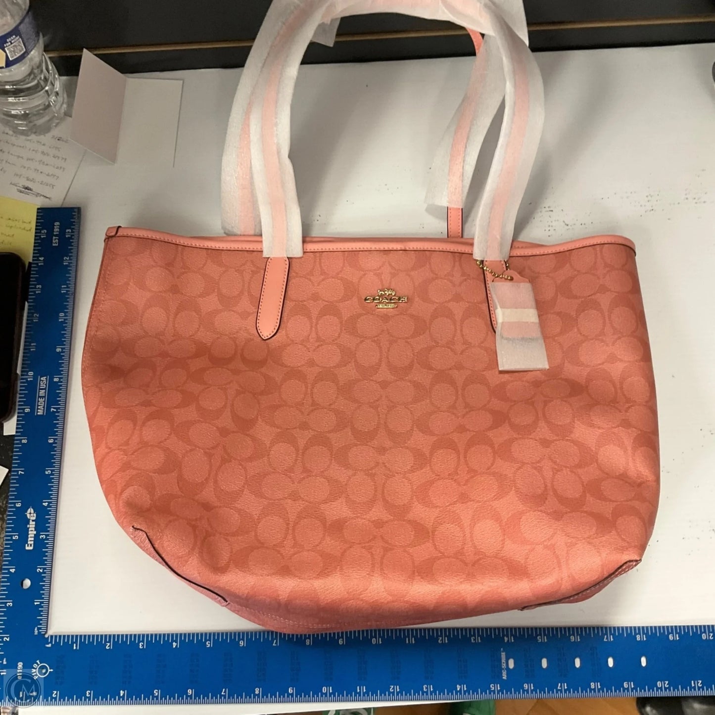 Tote Designer By Coach, Size: Large