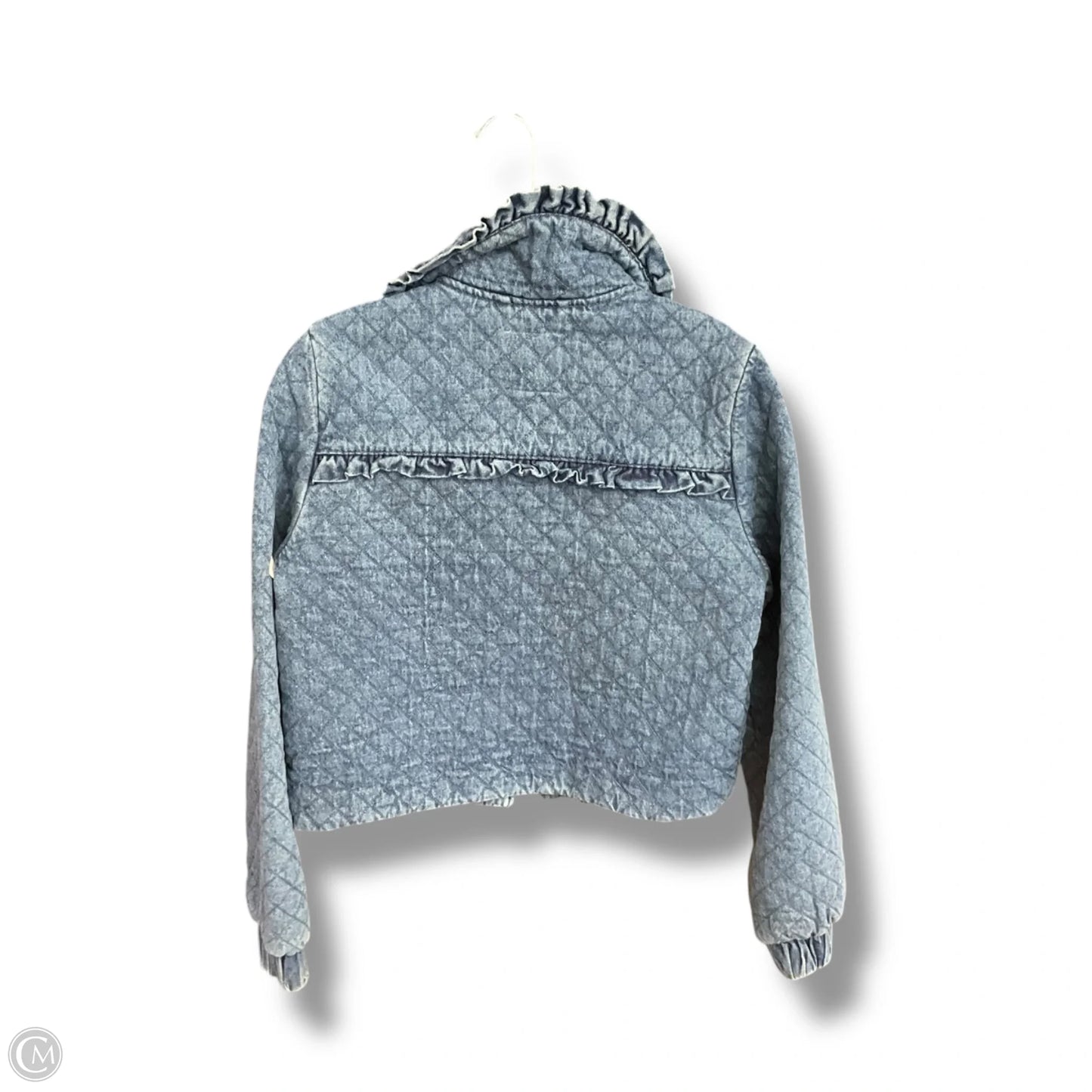 Jacket Denim By Avec Les Filles In Blue, Size: Xs