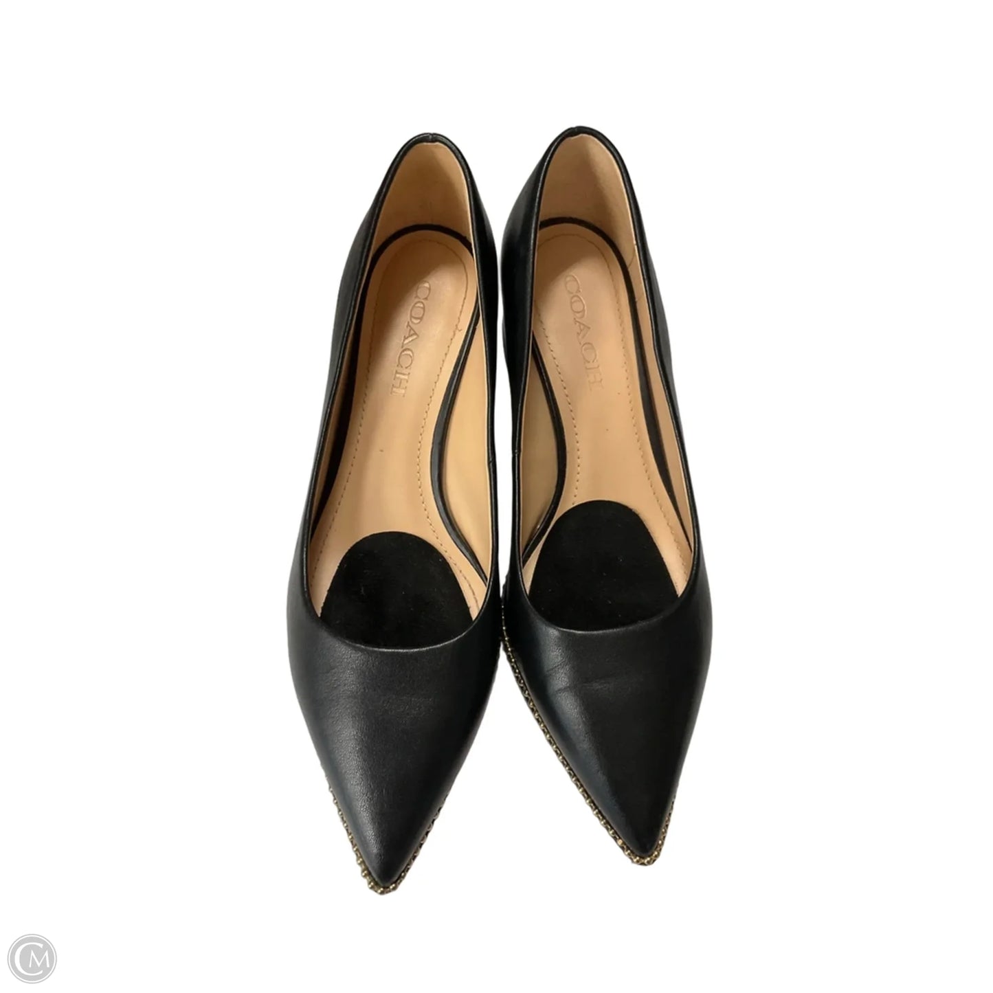Shoes Designer By Coach In Black, Size: 8