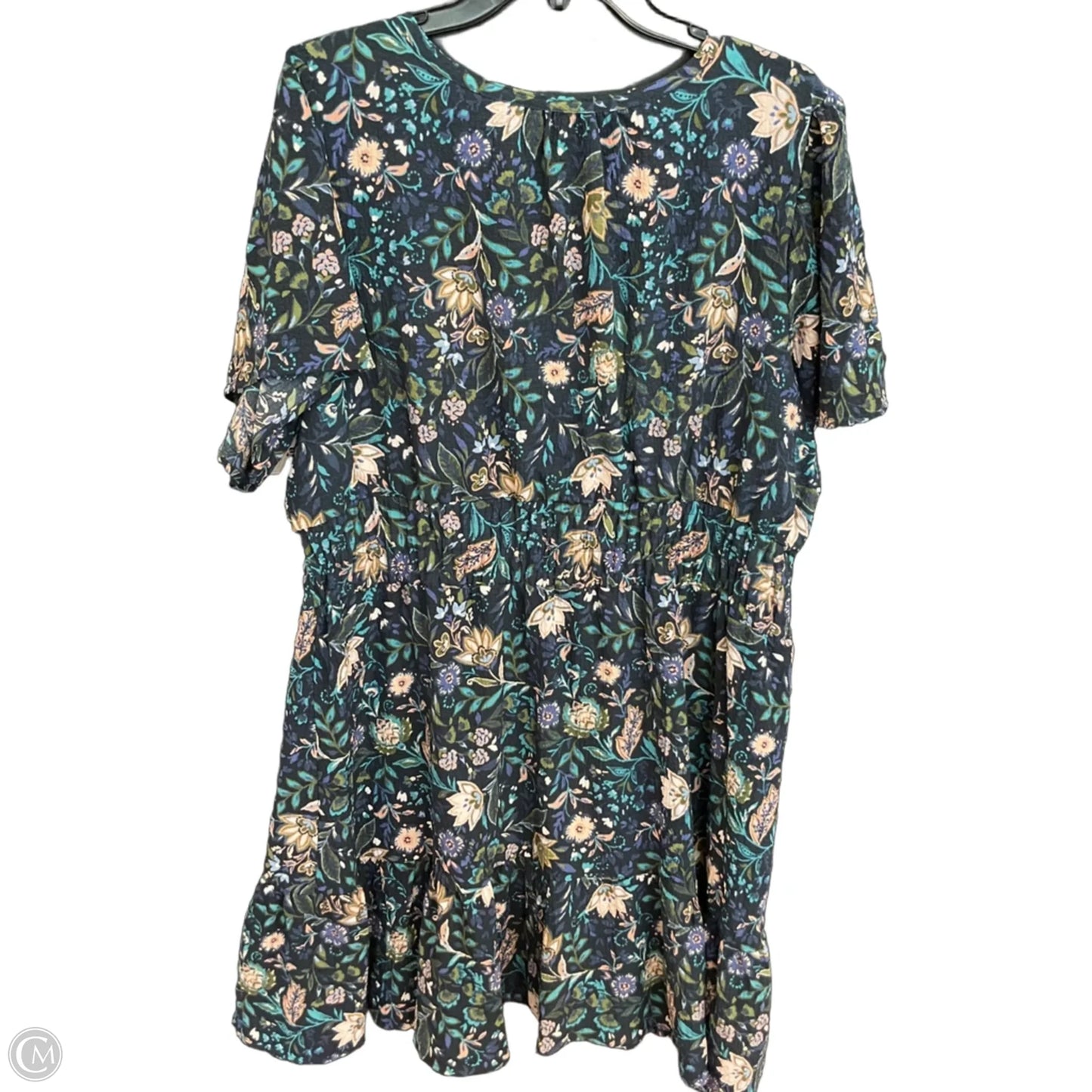 Dress Casual Midi By Maurices In Blue, Size: 1x
