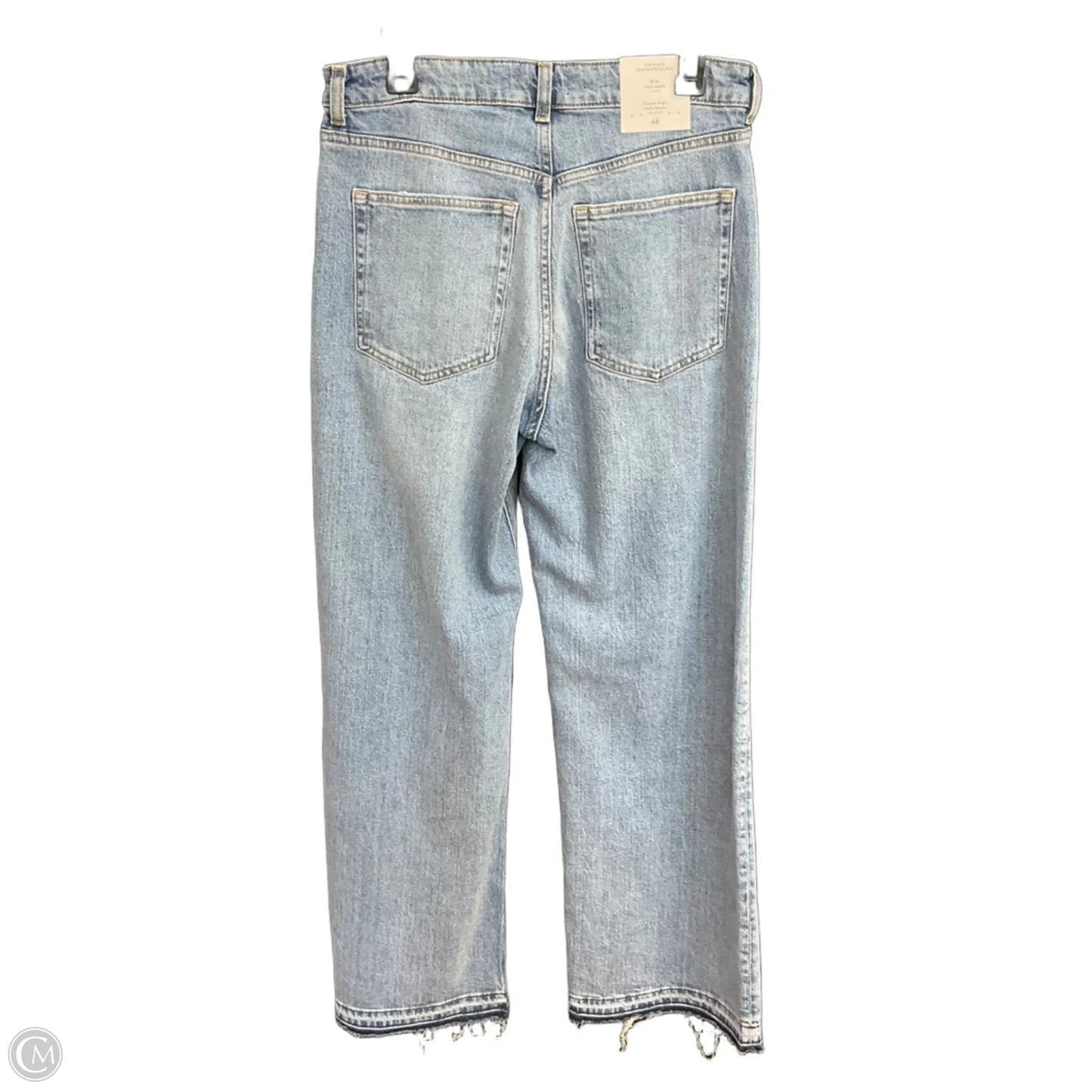 Jeans Wide Leg By H&m In Blue Denim, Size: 8