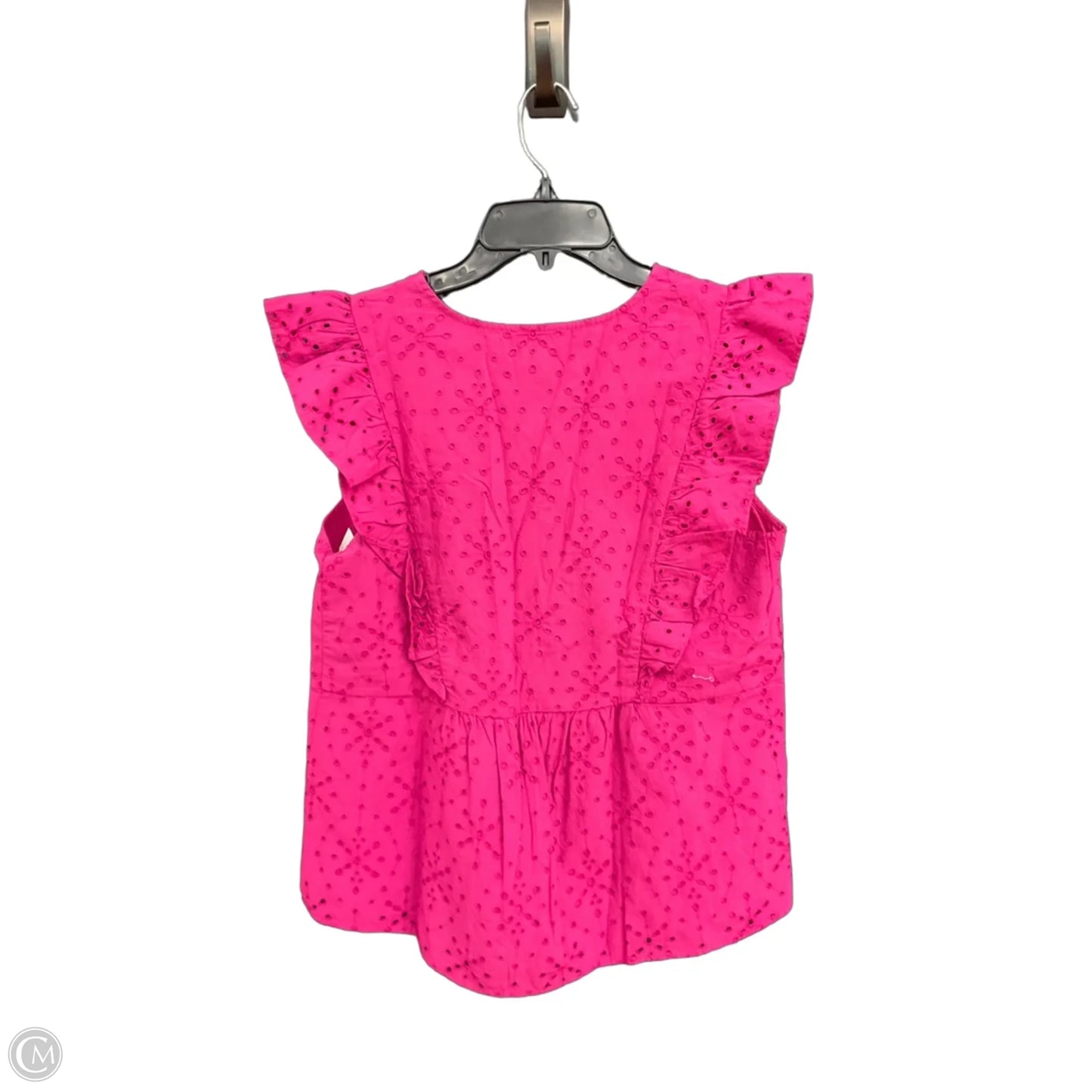 Top Short Sleeve By Loft In Pink, Size: S