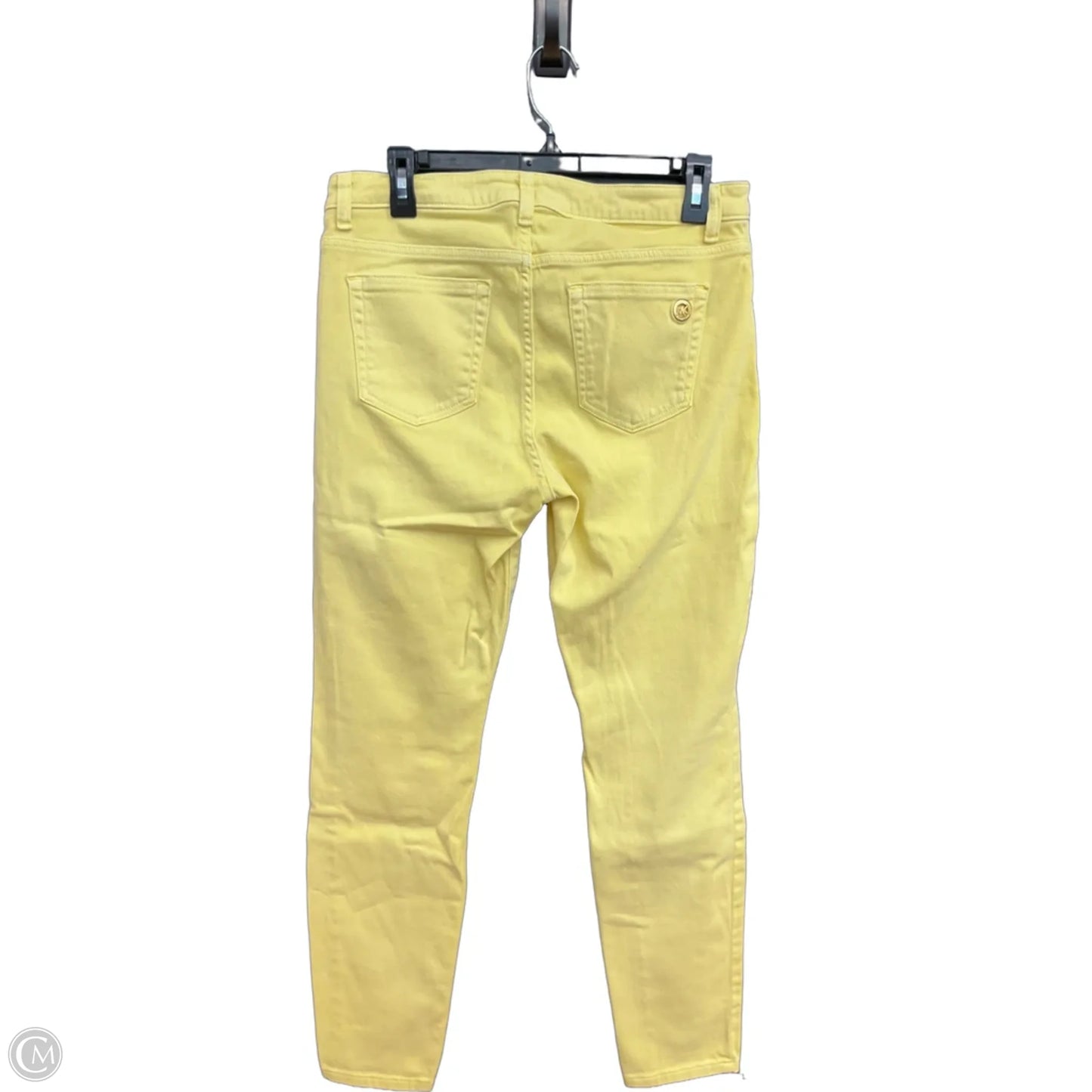 Jeans Designer By Michael Kors In Yellow, Size: 8