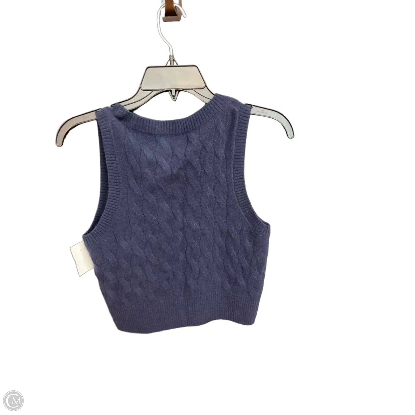 Vest Sweater By J. Crew In Navy, Size: Xxs