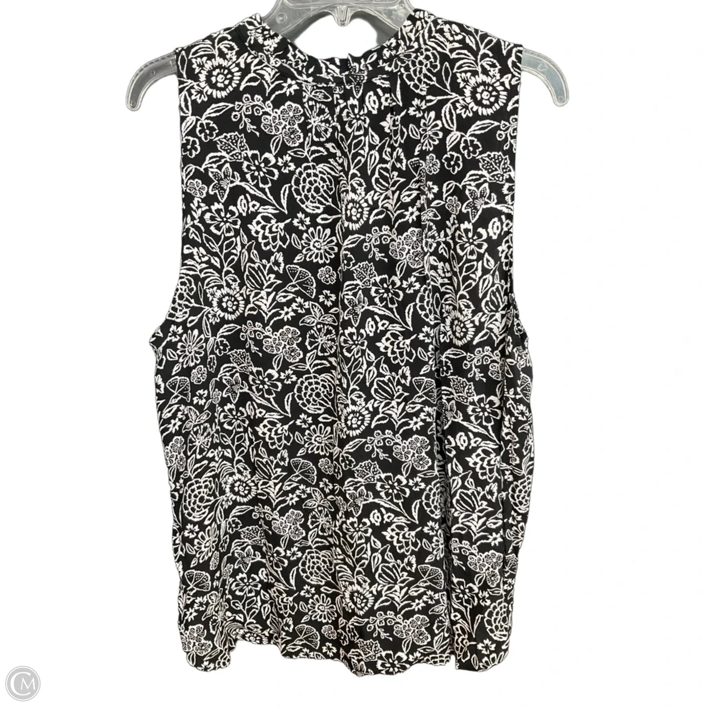 Top Sleeveless By Loft In Black, Size: Xxl
