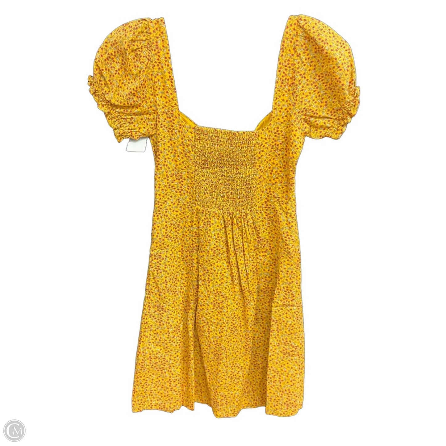 Dress Casual Midi By Kimichi Blue In Yellow, Size: Xs