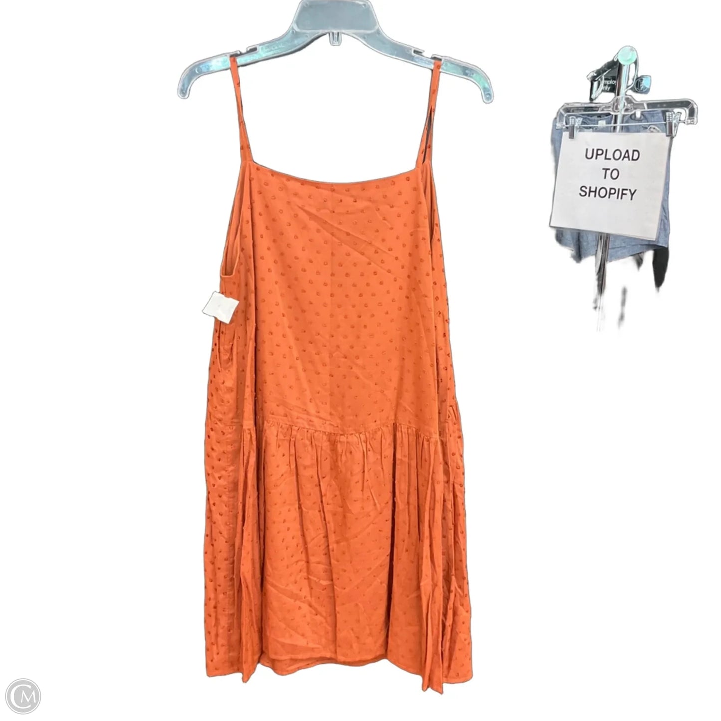 Dress Casual Midi By Loft In Orange, Size: L