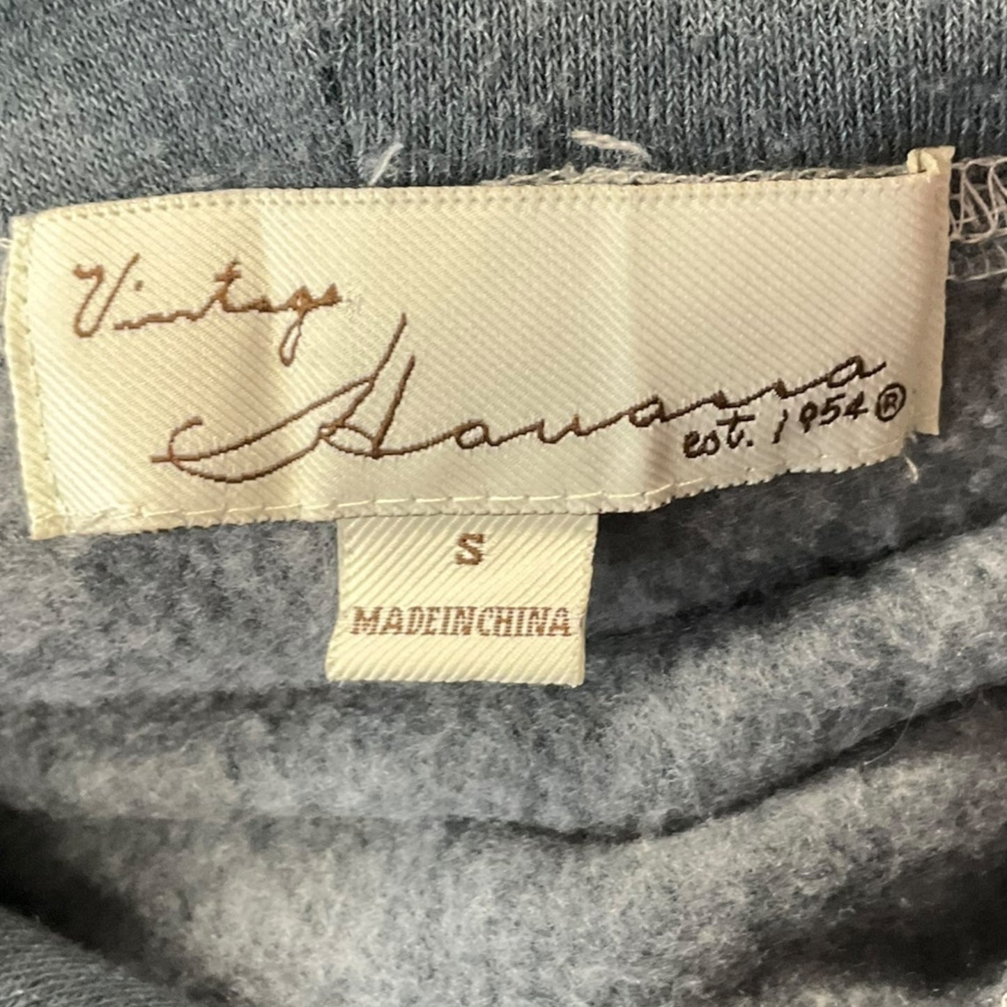 Sweatshirt Hoodie By Vintage Havana In Grey, Size: S